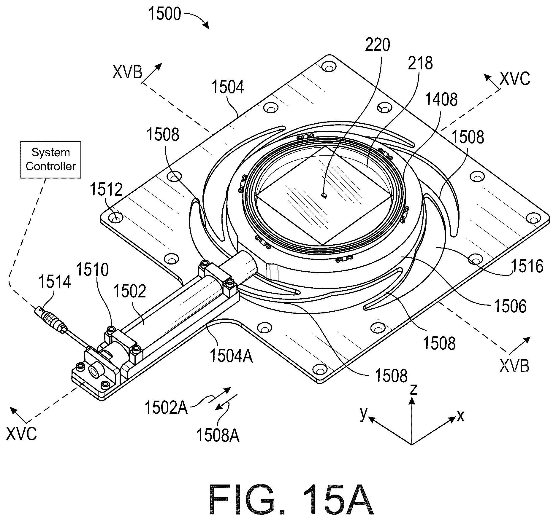 Patent US12165895 Figure 15 – Apparatuses for executing a direct transfer of a semiconductor device die disposed on a first substrate to a second substrate