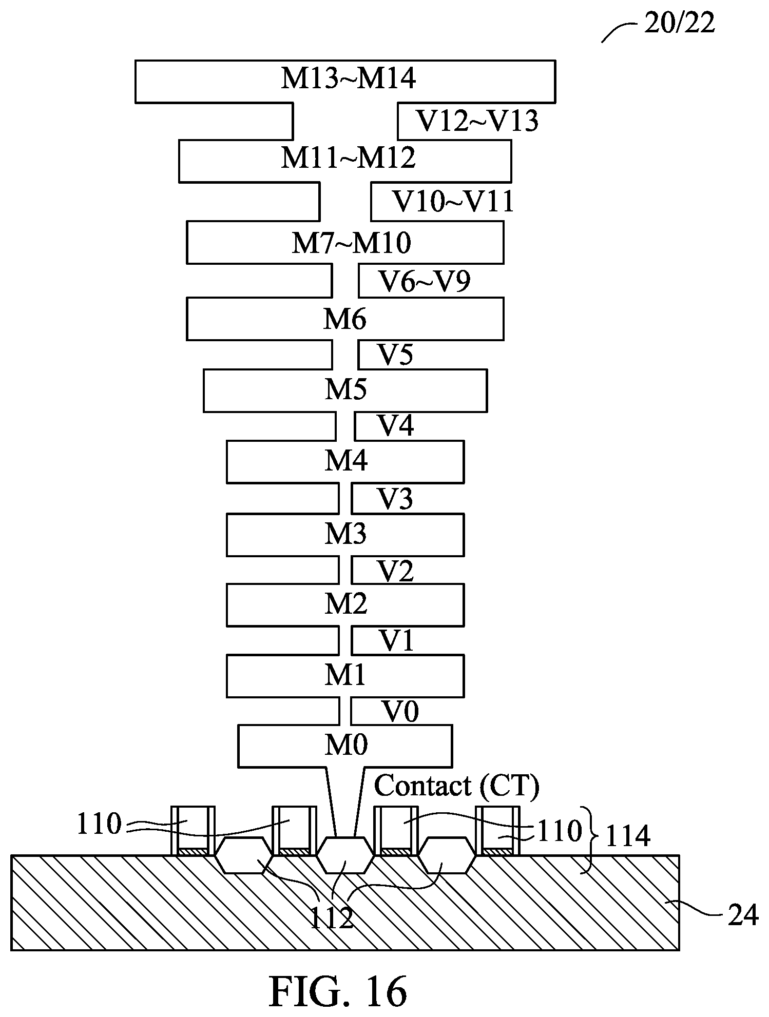 Patent US12165914 Figure 19 – Air spacer surrounding conductive features and method forming same