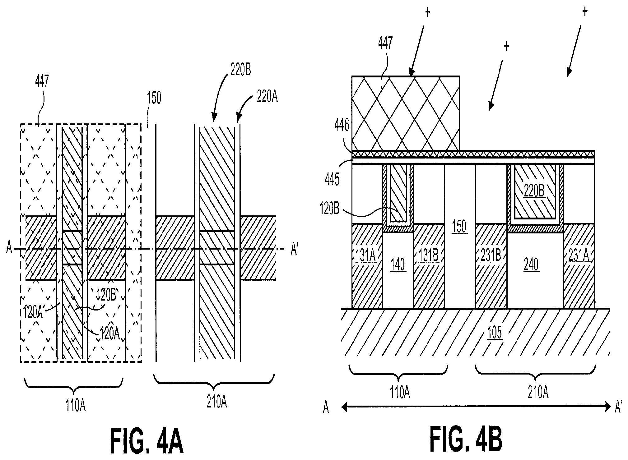 Patent US12165928 Figure 4 – Integrated circuits with recessed gate electrodes
