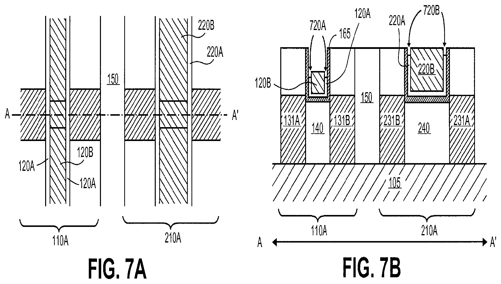 Patent US12165928 Figure 7 – Integrated circuits with recessed gate electrodes