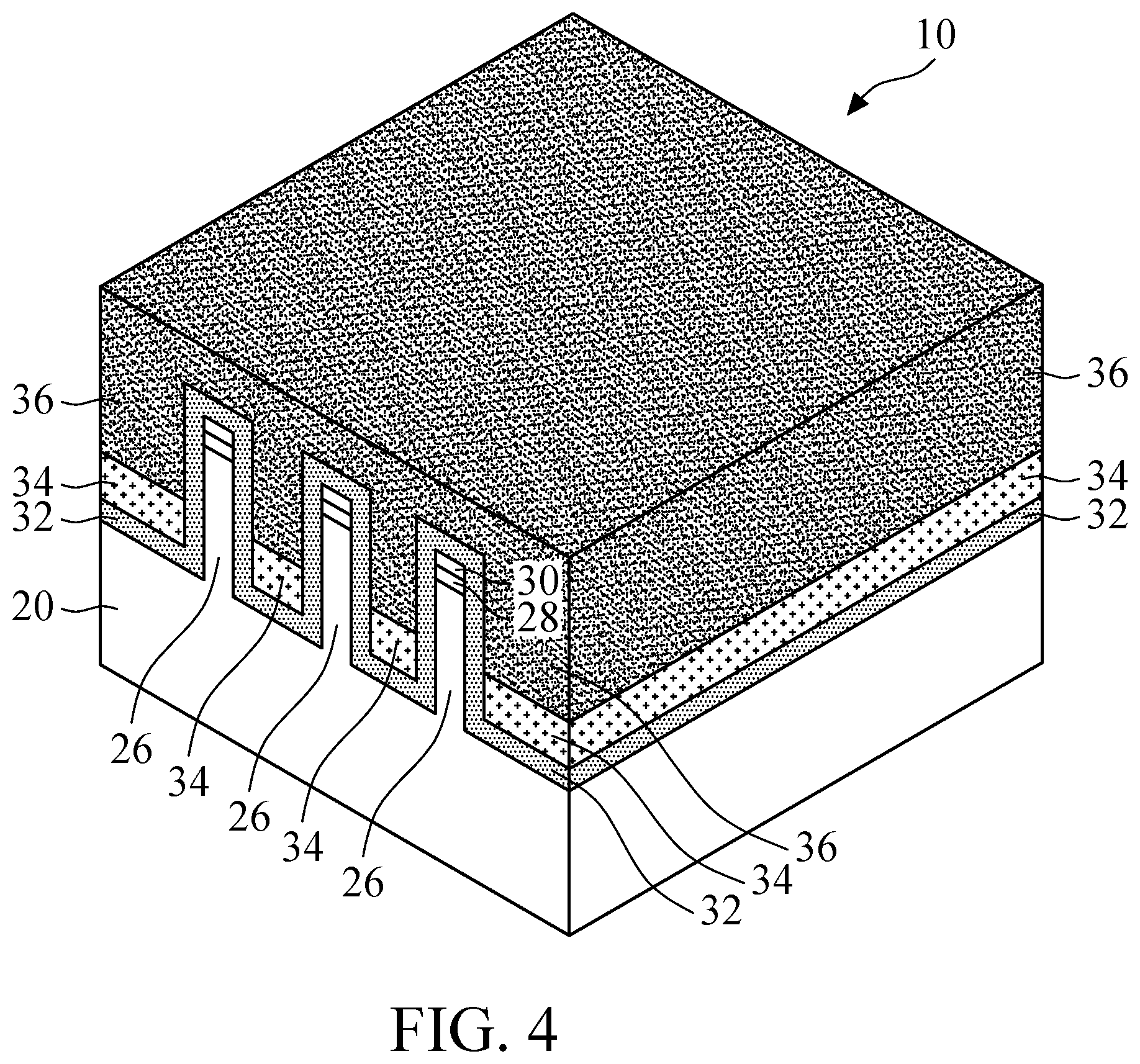 Patent US12165936 Figure 4 – End point control in etching processes