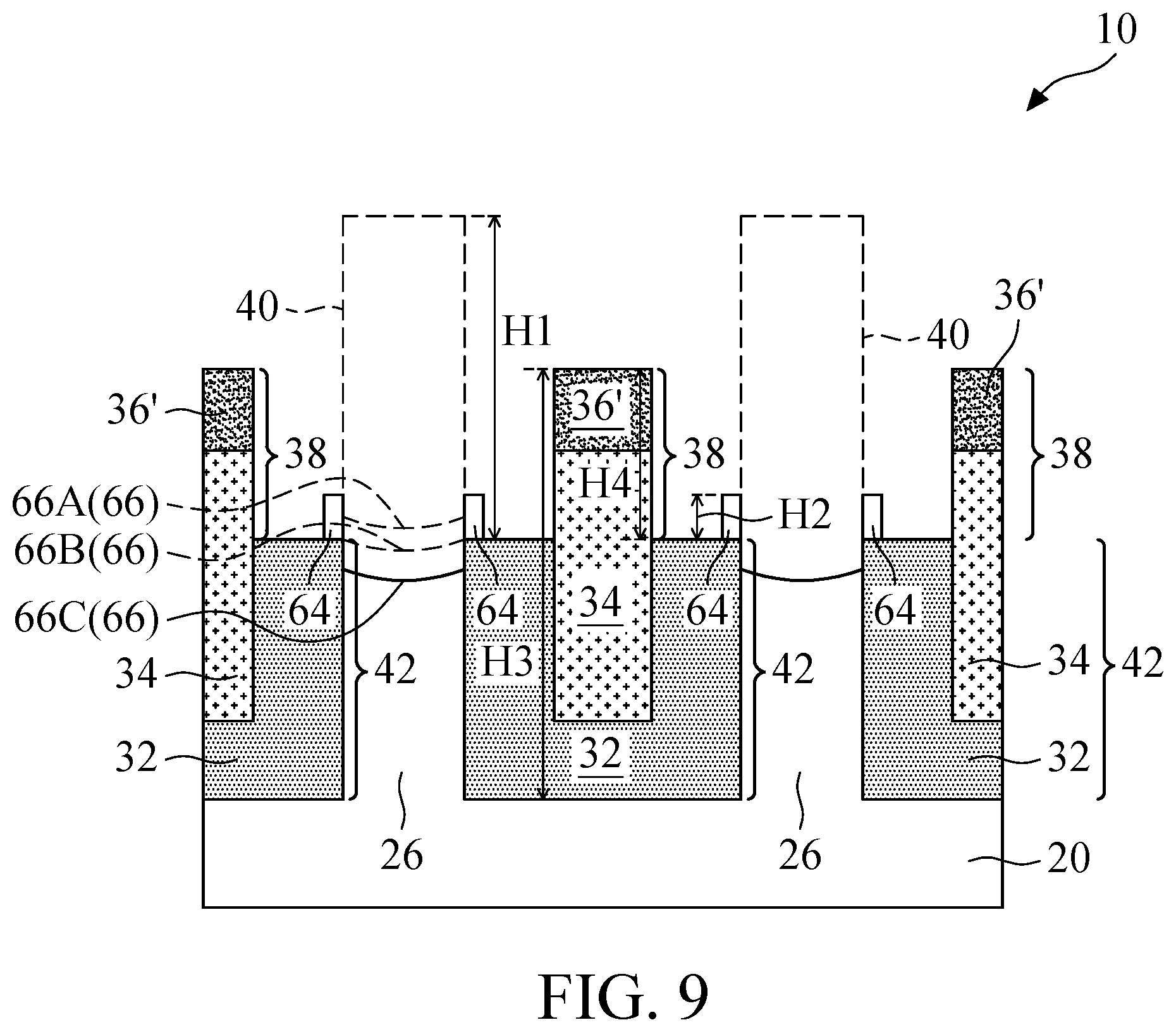Patent US12165936 Figure 13 – End point control in etching processes