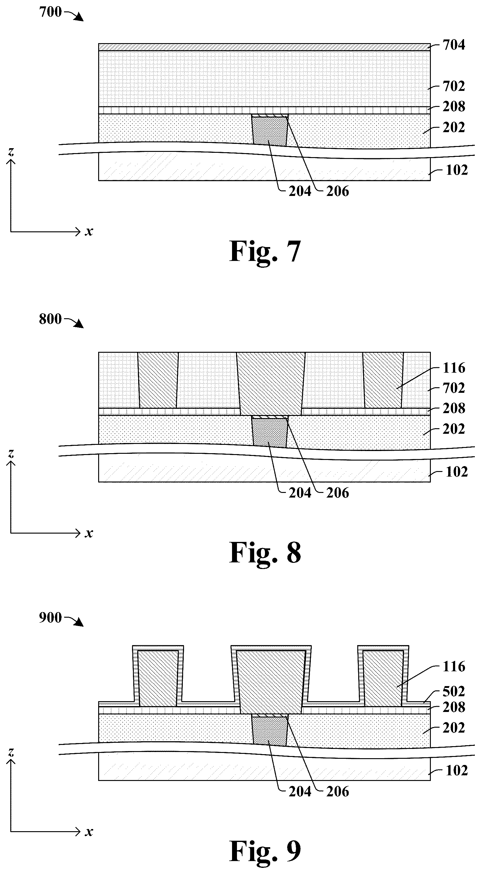 Patent US12165945 Figure 8 – Thermal interconnect structure for thermal management of electrical interconnect structure
