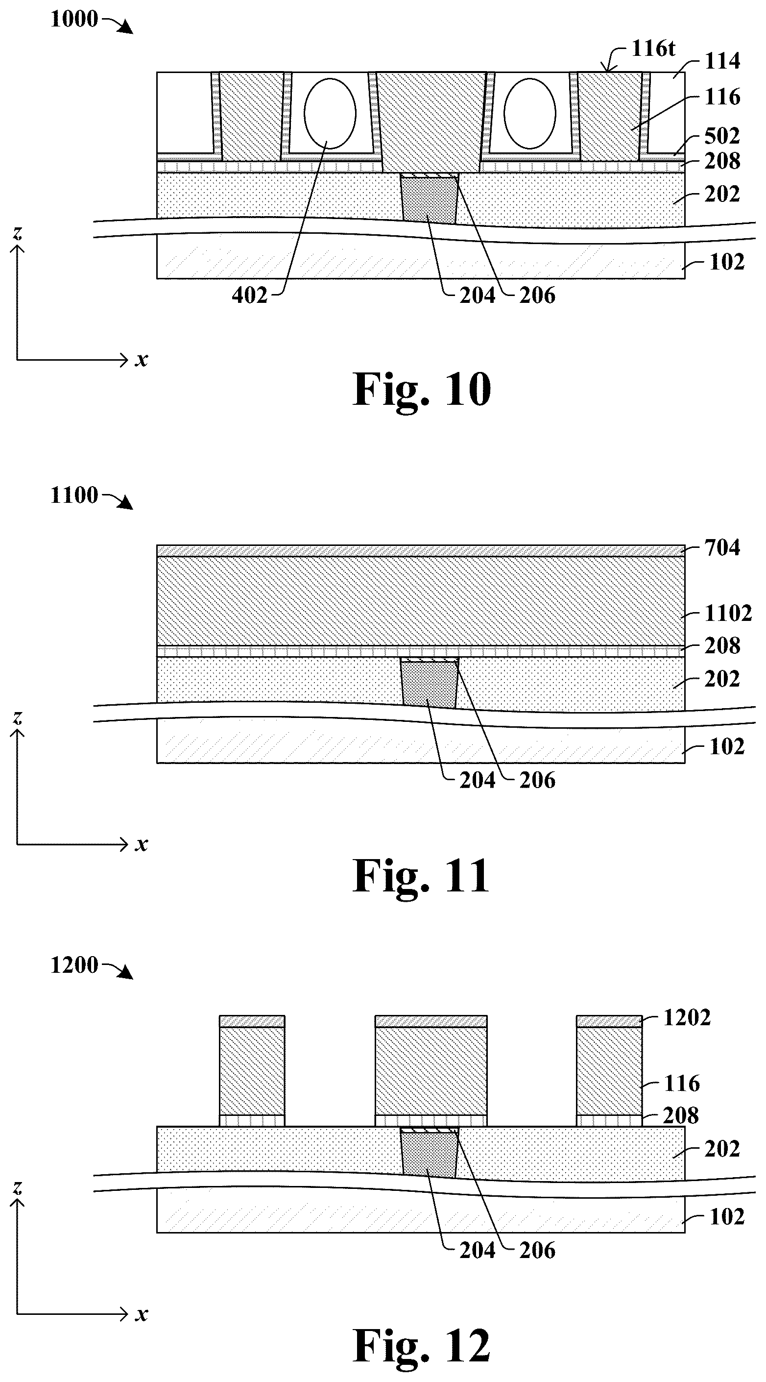 Patent US12165945 Figure 9 – Thermal interconnect structure for thermal management of electrical interconnect structure