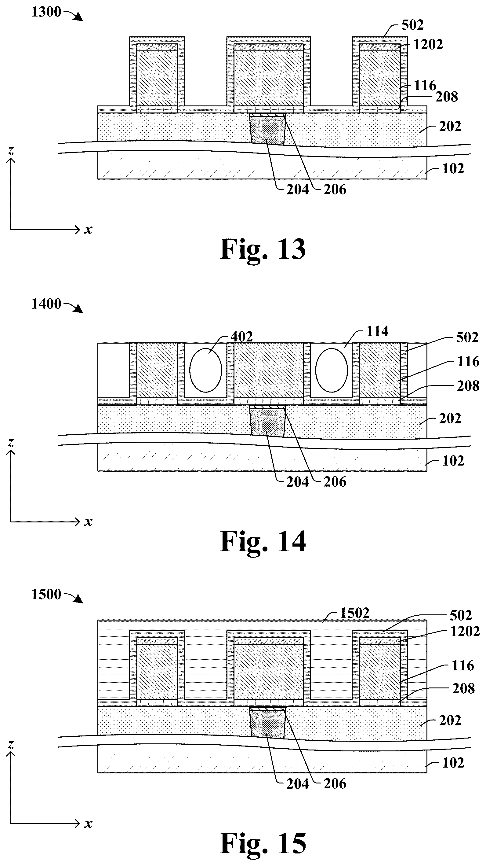 Patent US12165945 Figure 10 – Thermal interconnect structure for thermal management of electrical interconnect structure