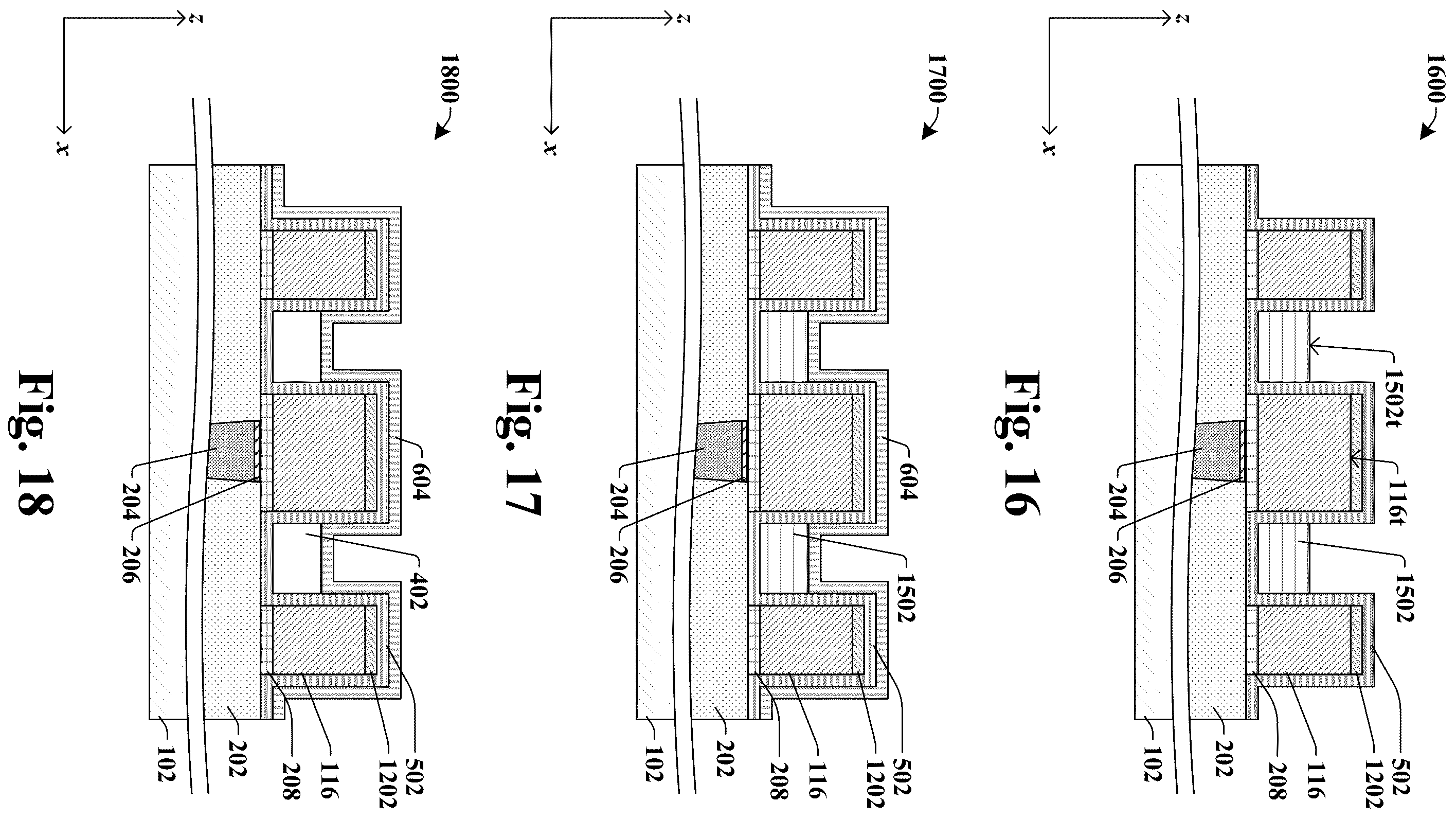 Patent US12165945 Figure 11 – Thermal interconnect structure for thermal management of electrical interconnect structure