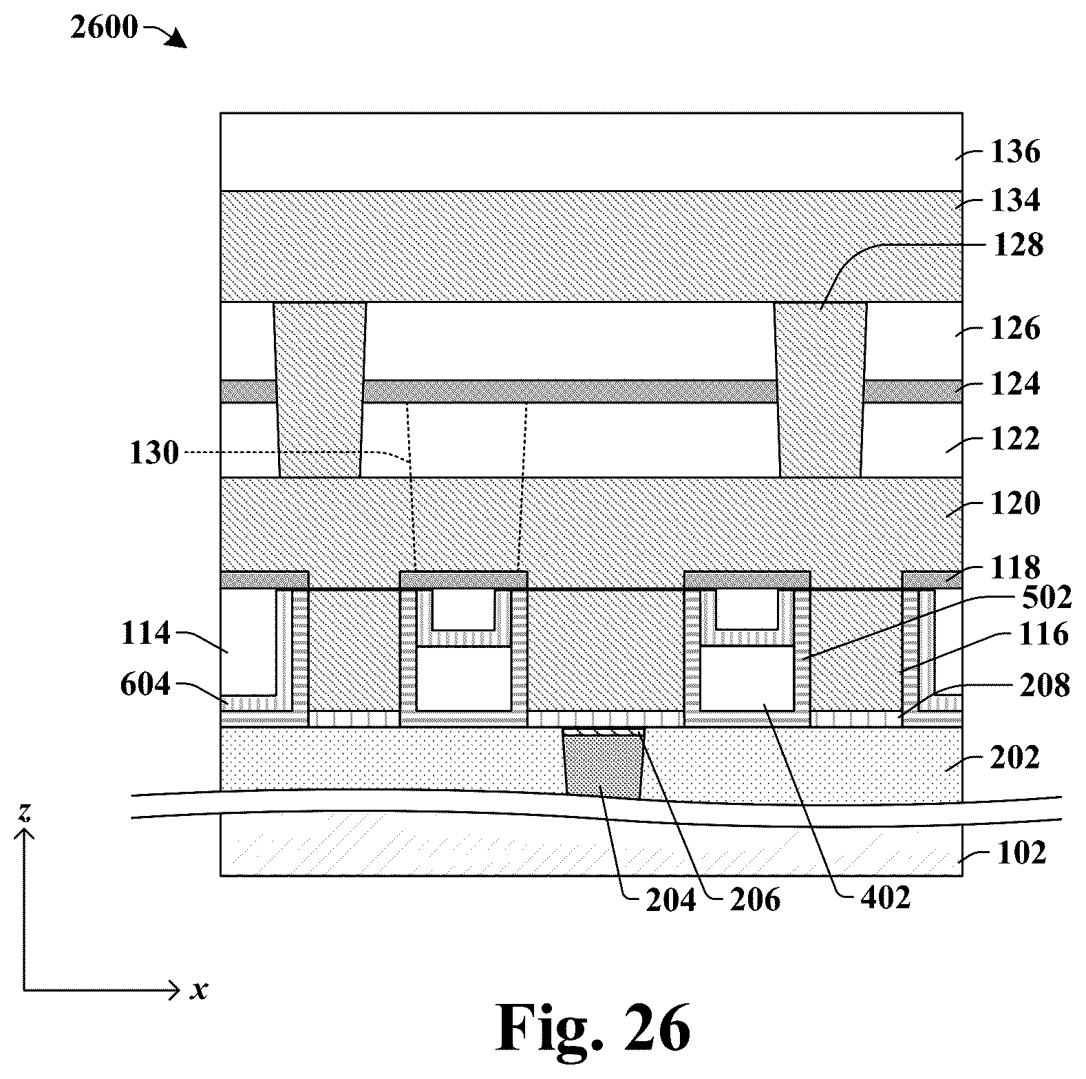 Patent US12165945 Figure 16 – Thermal interconnect structure for thermal management of electrical interconnect structure