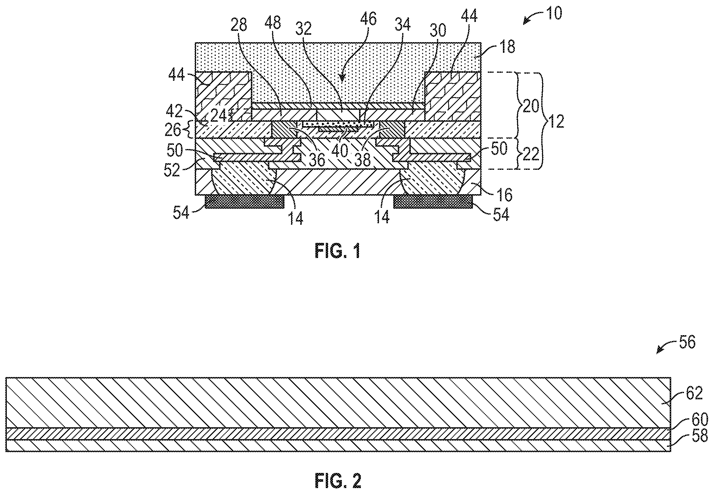 Patent US12165951 Figure 1 – RF devices with enhanced performance and methods of forming the same