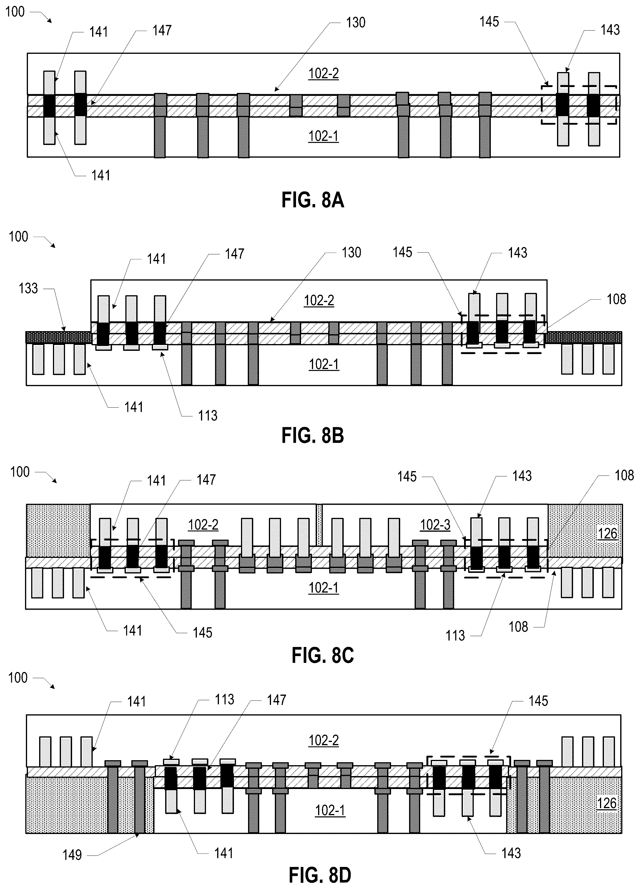 Patent US12165962 Figure 10 – Hermetic sealing structures in microelectronic assemblies having direct bonding