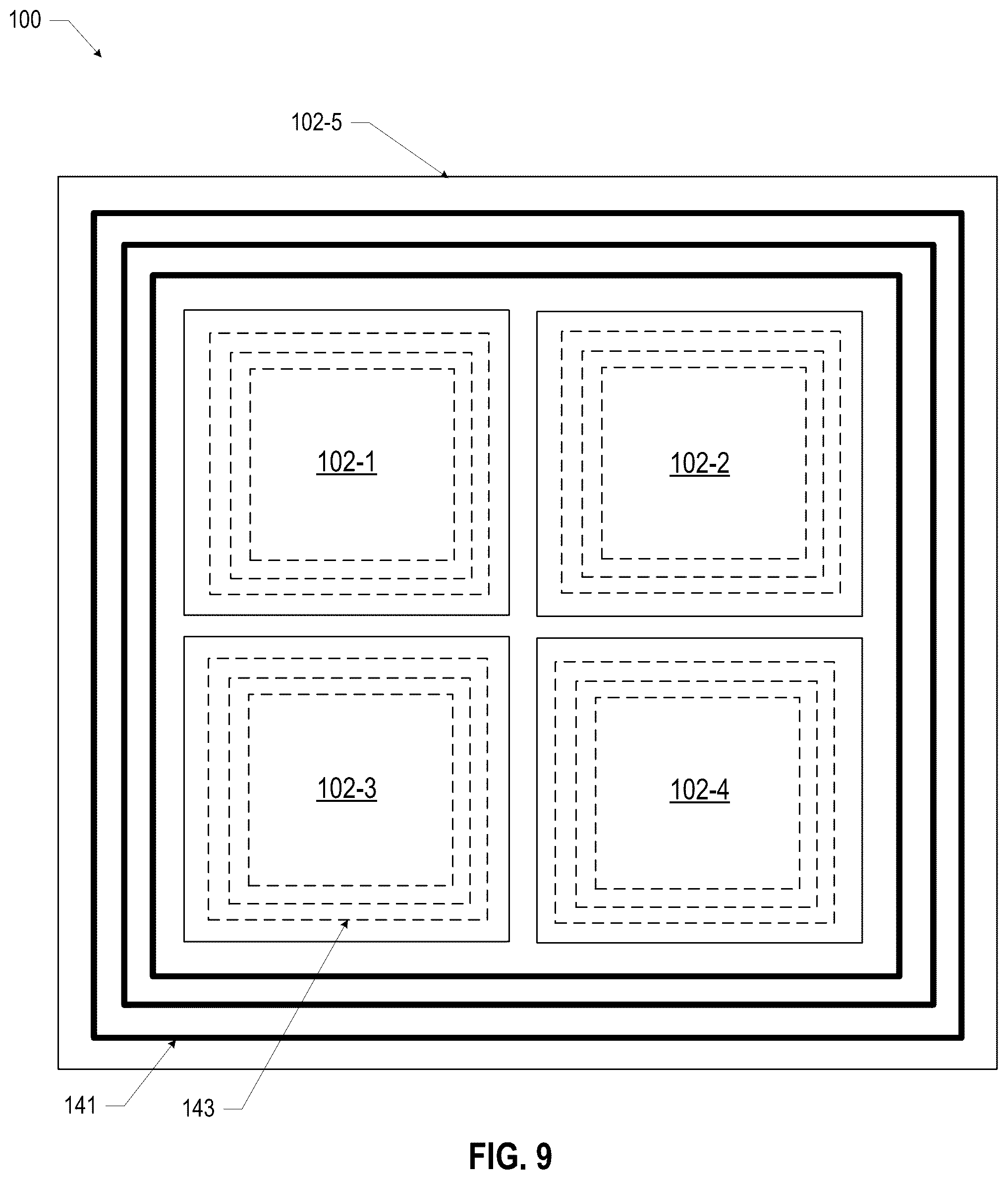 Patent US12165962 Figure 11 – Hermetic sealing structures in microelectronic assemblies having direct bonding