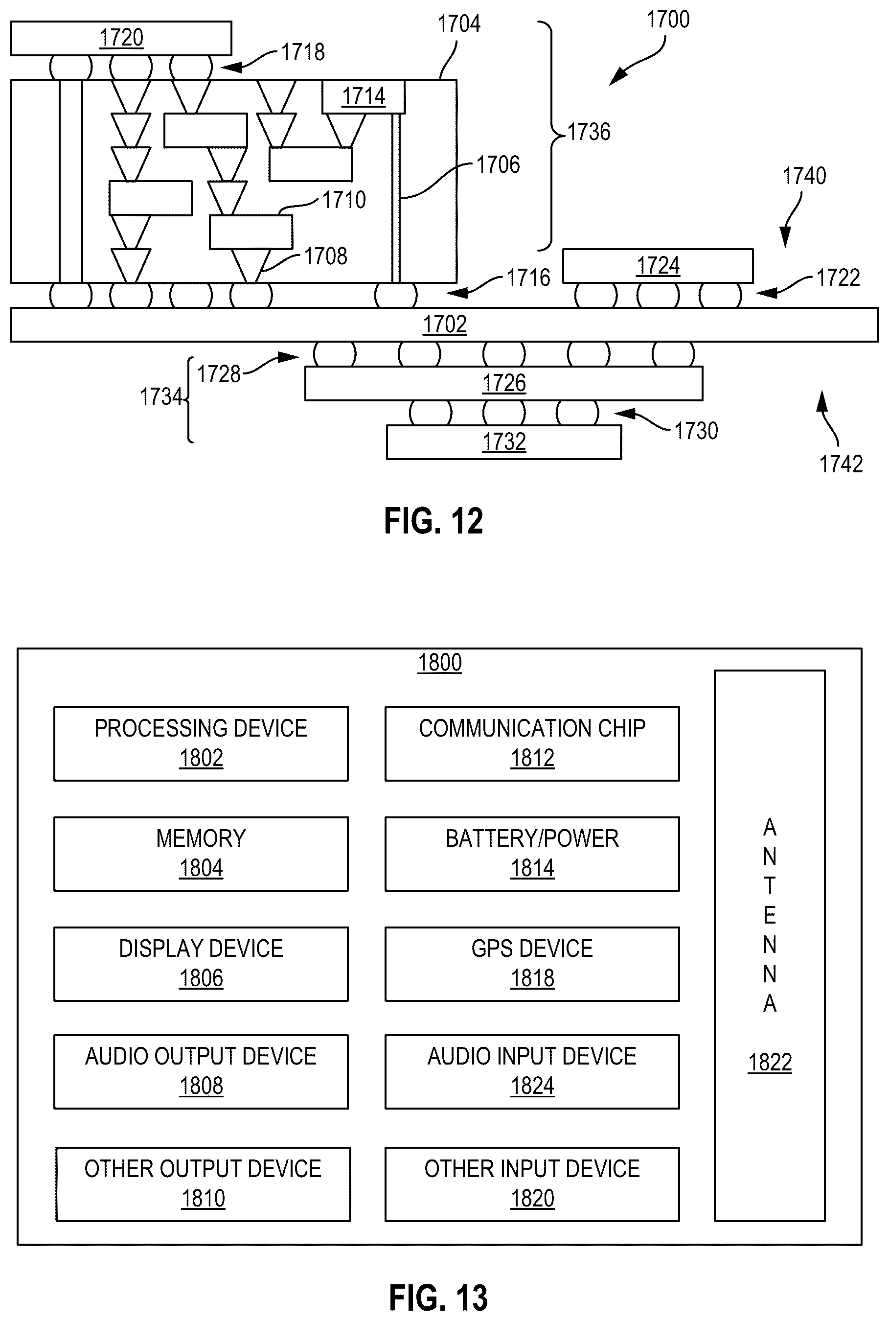 Patent US12165962 Figure 13 – Hermetic sealing structures in microelectronic assemblies having direct bonding
