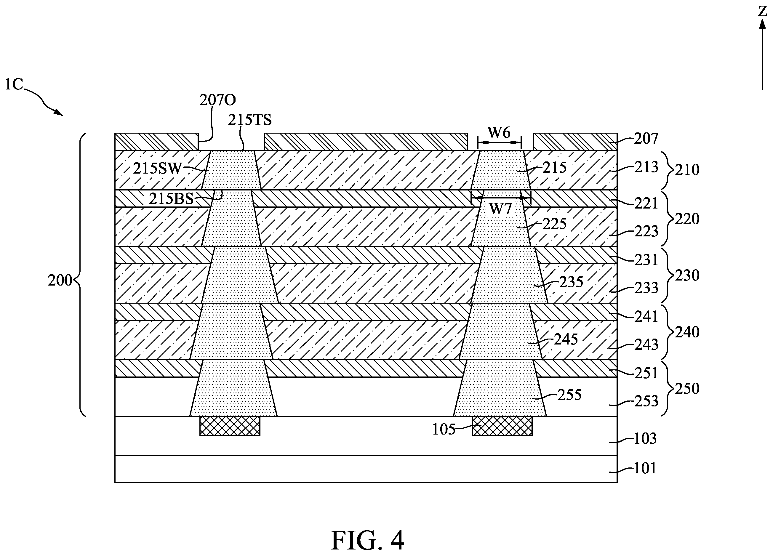 Patent US12165968 Figure 4 – Multi-stacking carrier structure and method for fabricating the same