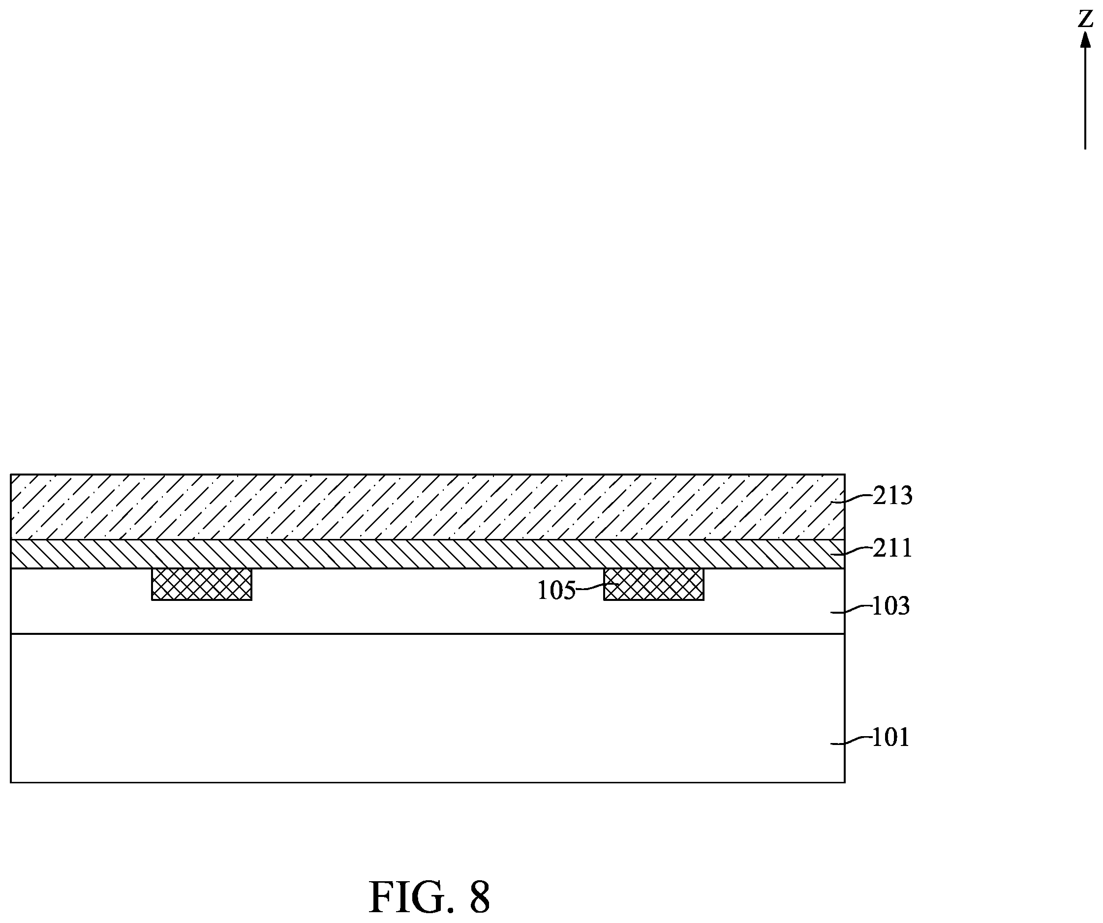 Patent US12165968 Figure 8 – Multi-stacking carrier structure and method for fabricating the same