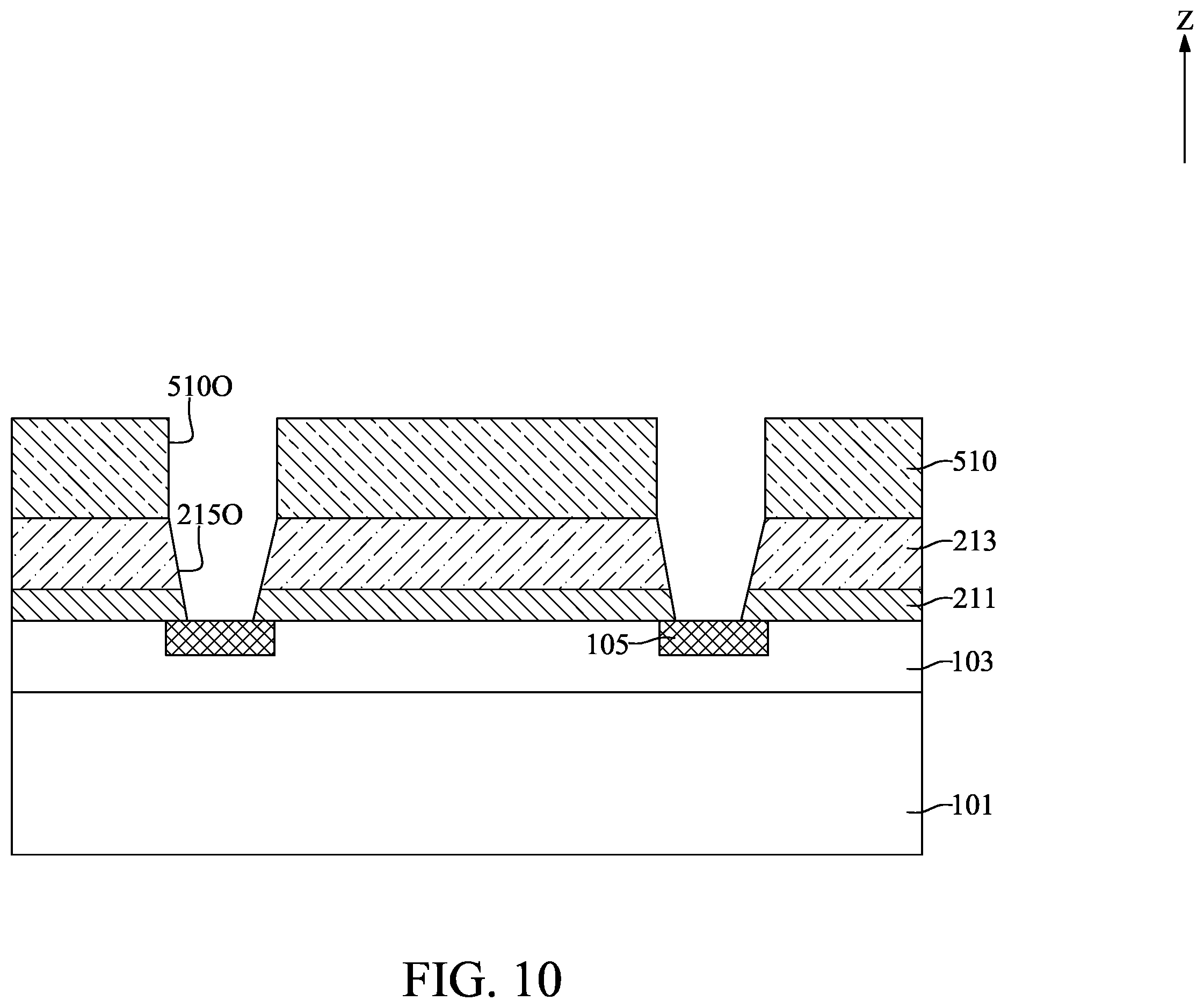 Patent US12165968 Figure 10 – Multi-stacking carrier structure and method for fabricating the same