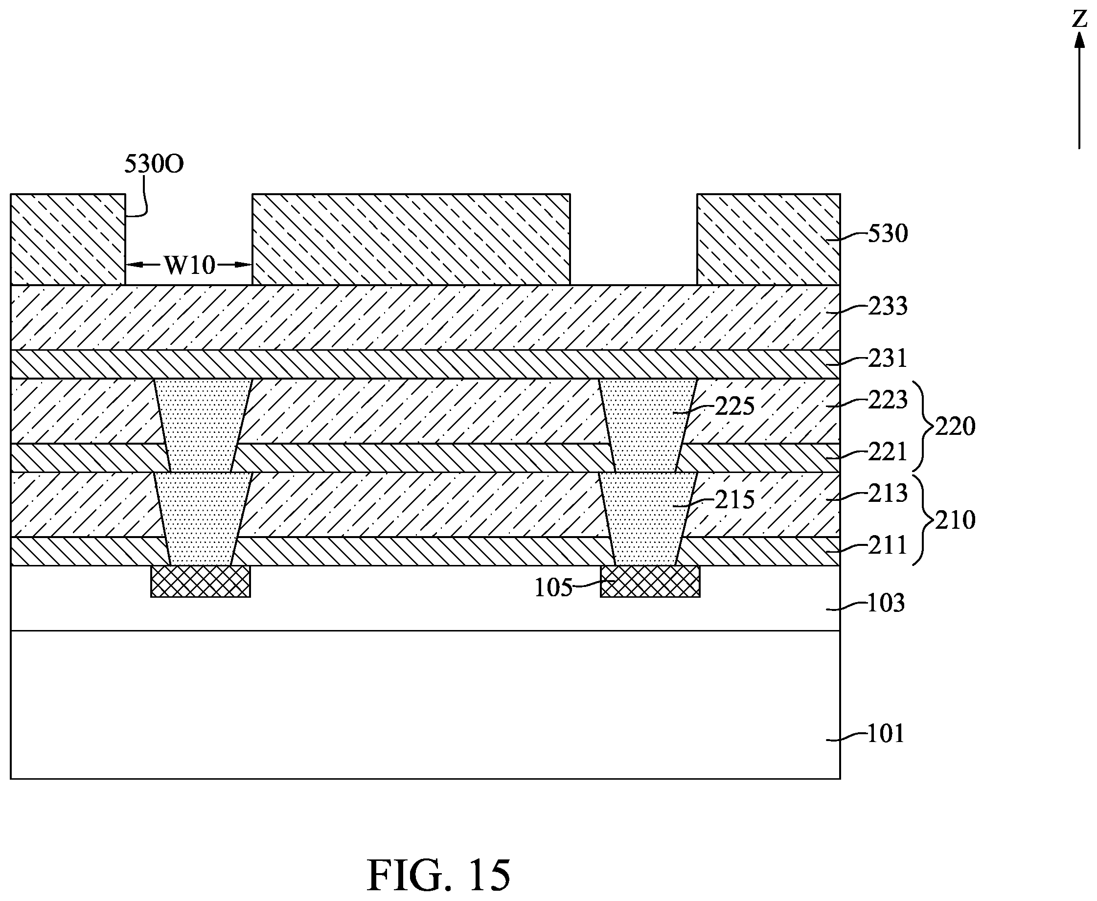 Patent US12165968 Figure 15 – Multi-stacking carrier structure and method for fabricating the same