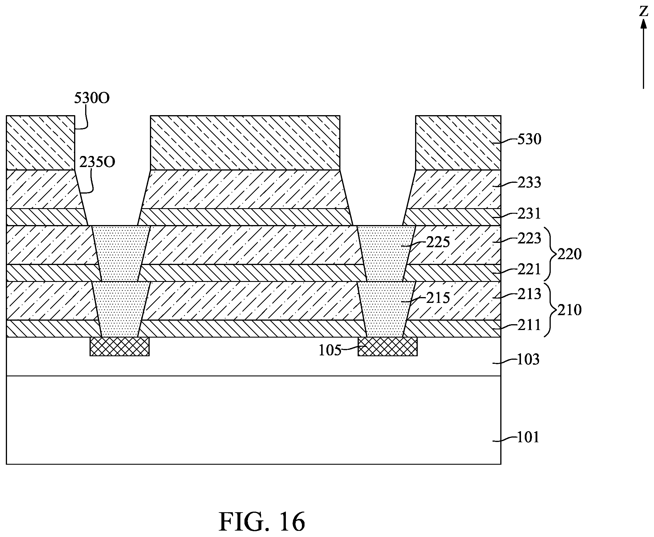 Patent US12165968 Figure 16 – Multi-stacking carrier structure and method for fabricating the same