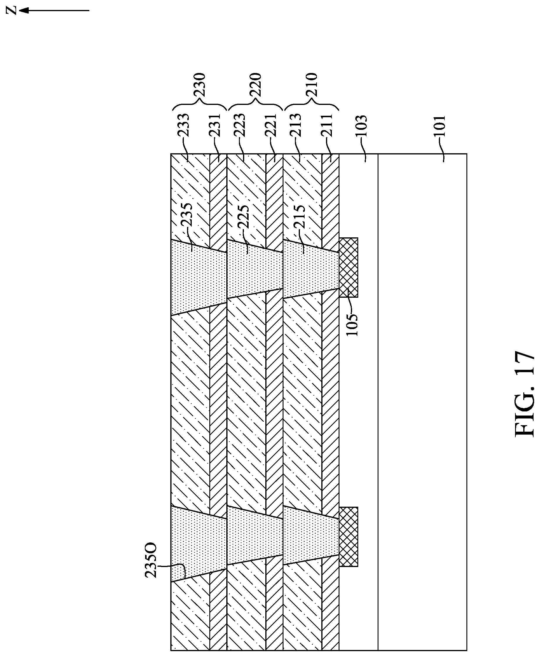 Patent US12165968 Figure 17 – Multi-stacking carrier structure and method for fabricating the same