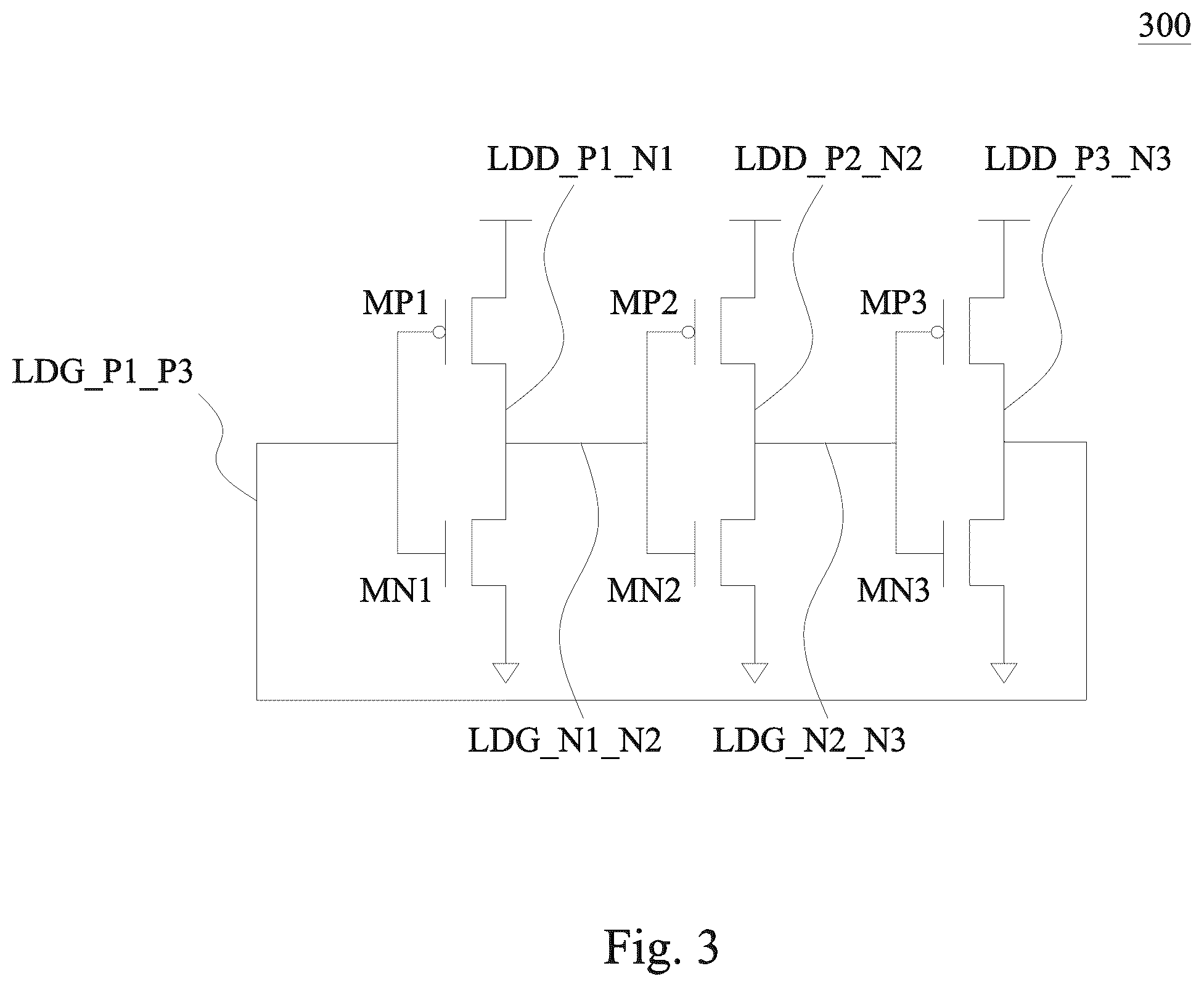 Patent US12165972 Figure 3 – Method of manufacturing conductive lines in a circuit