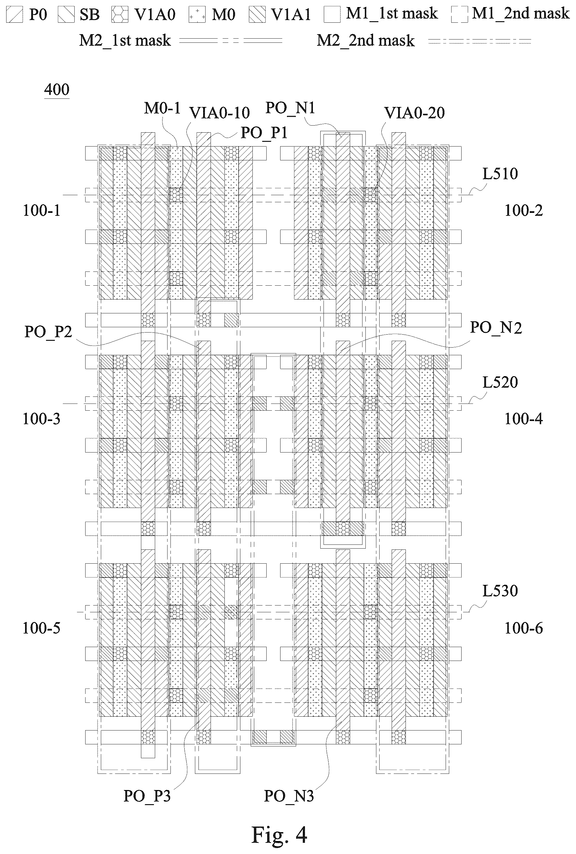 Patent US12165972 Figure 4 – Method of manufacturing conductive lines in a circuit