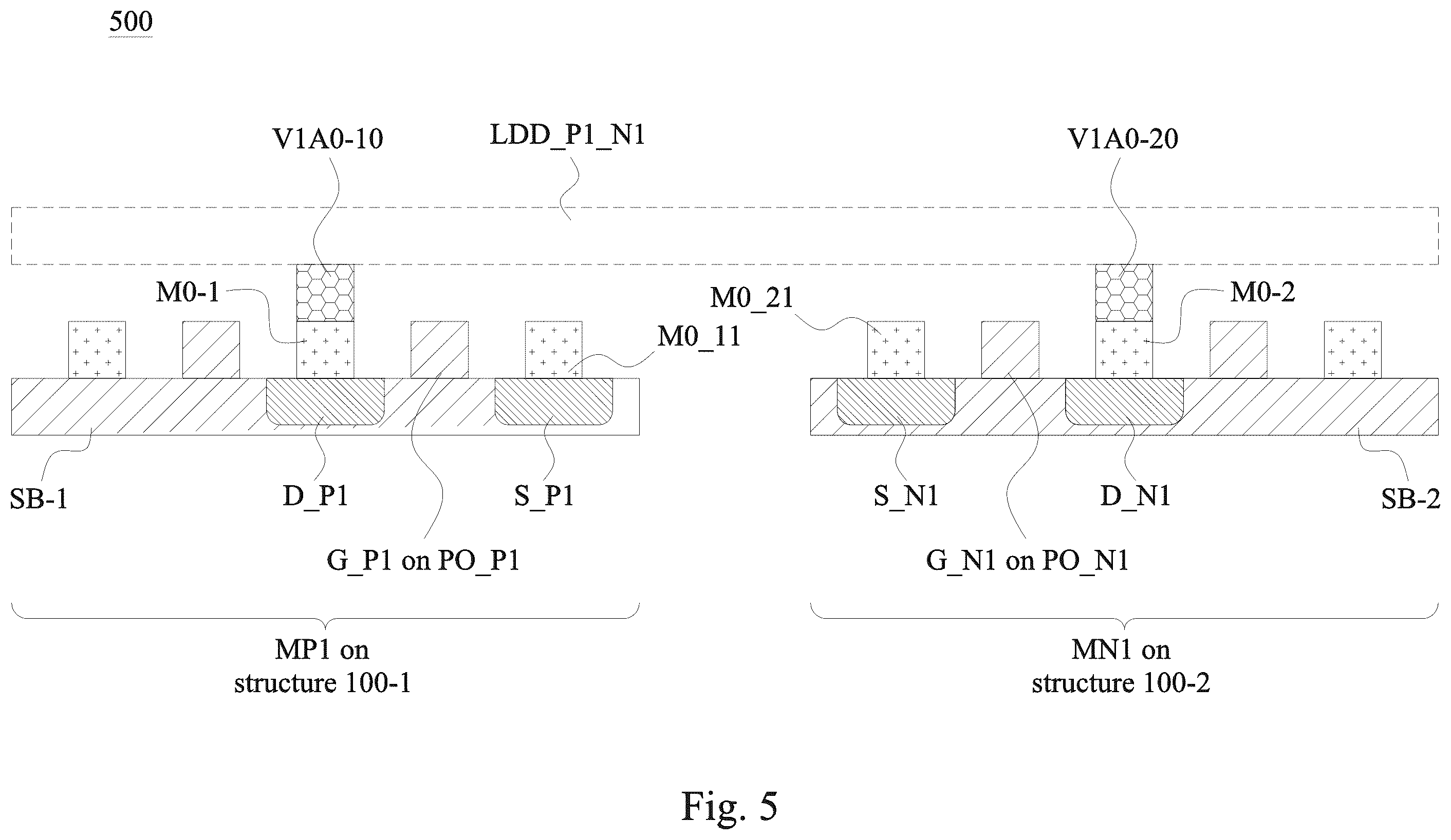 Patent US12165972 Figure 5 – Method of manufacturing conductive lines in a circuit