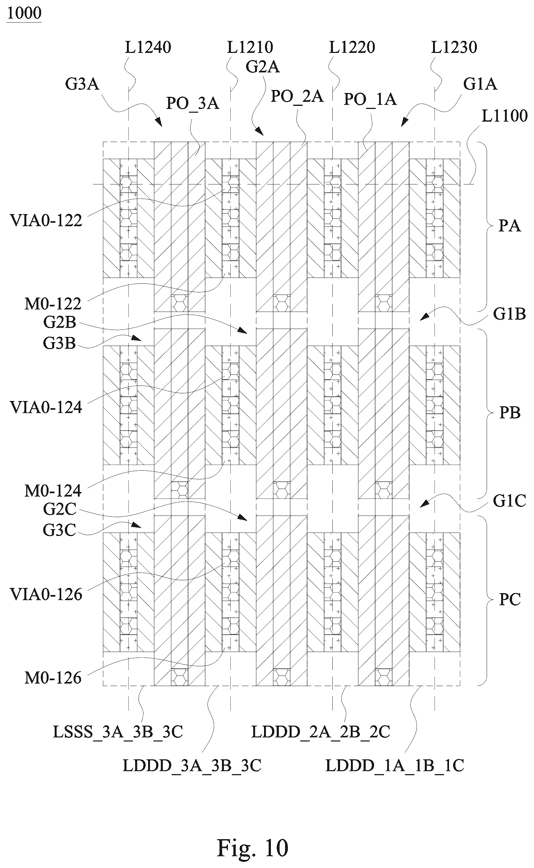Patent US12165972 Figure 15 – Method of manufacturing conductive lines in a circuit
