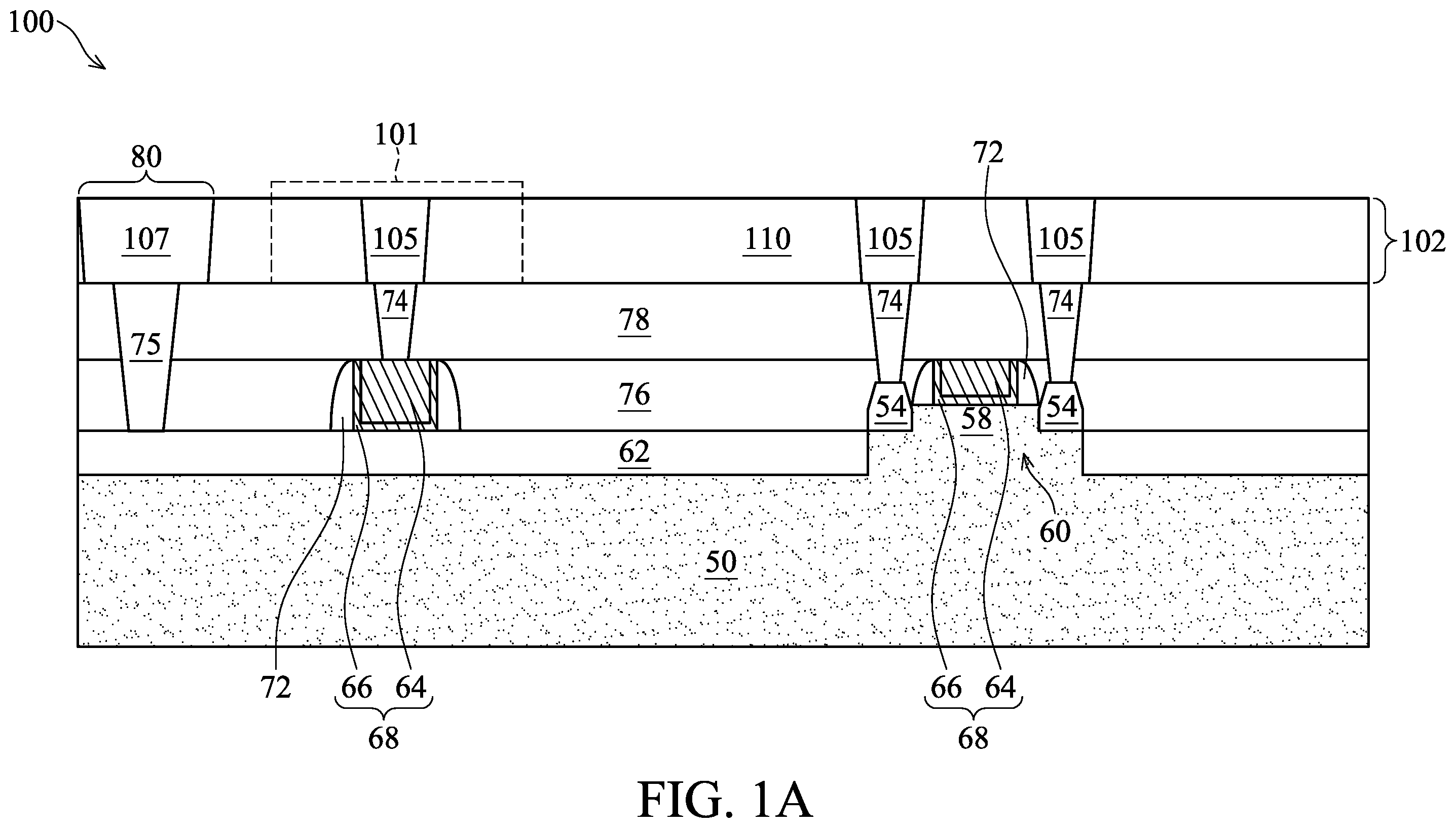Patent US12165975 Figure 1 – Method of forming interconnect structure having a barrier layer
