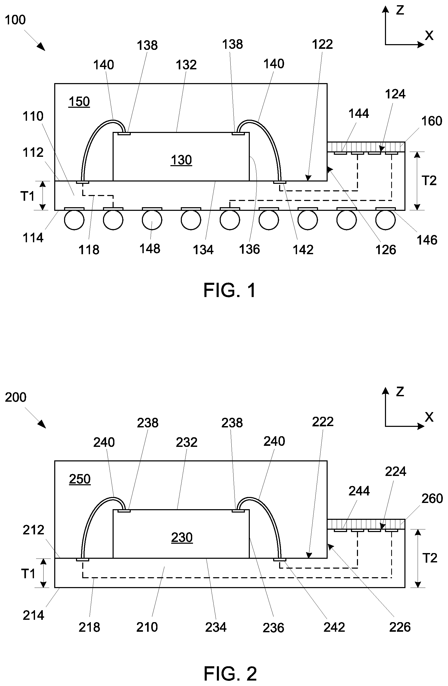Patent US12165983 Figure 1 – Stepped electronic substrate for integrated circuit packages