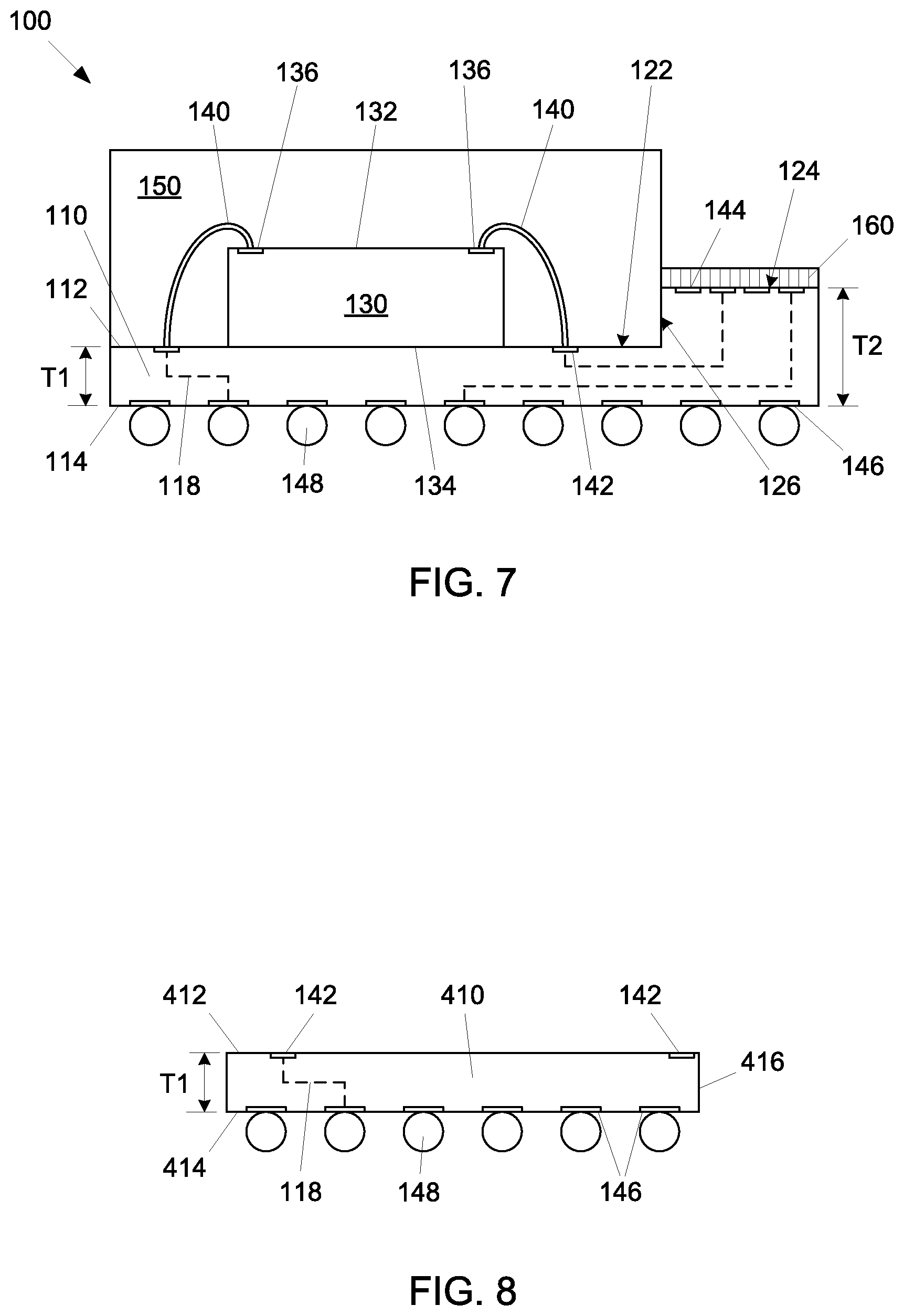 Patent US12165983 Figure 4 – Stepped electronic substrate for integrated circuit packages