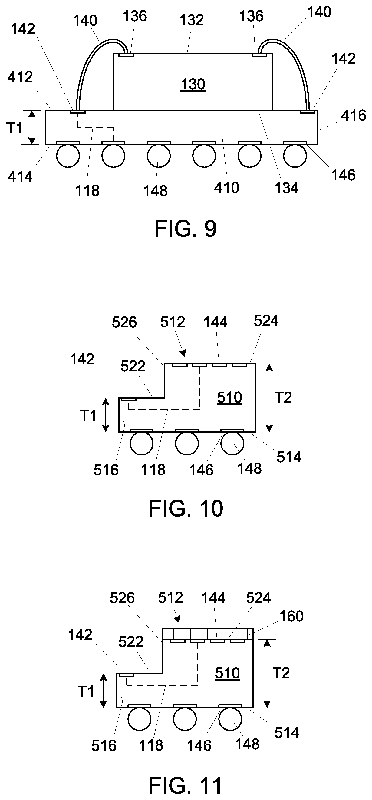 Patent US12165983 Figure 5 – Stepped electronic substrate for integrated circuit packages