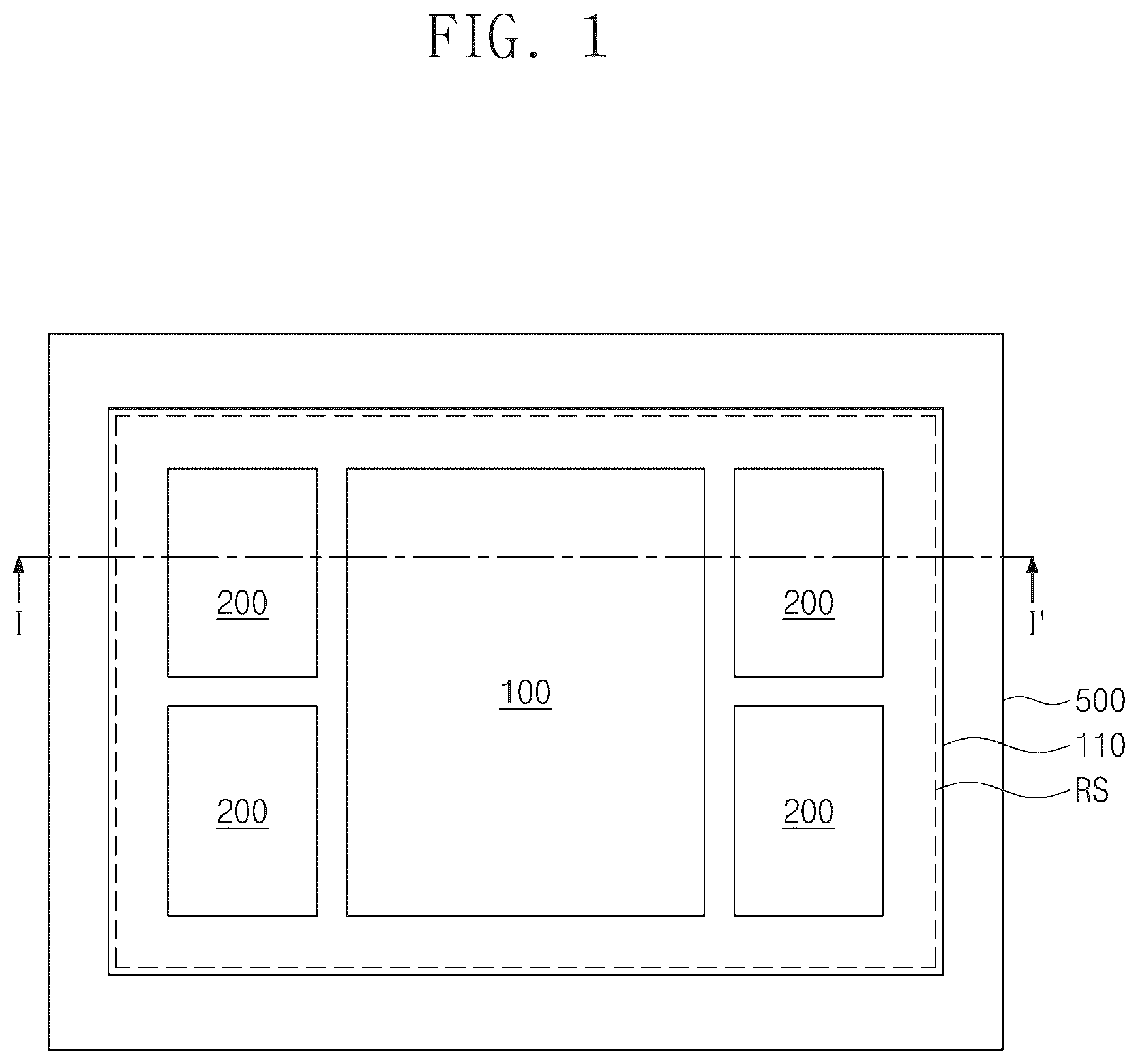Patent US12165991 Figure 1 – Semiconductor package