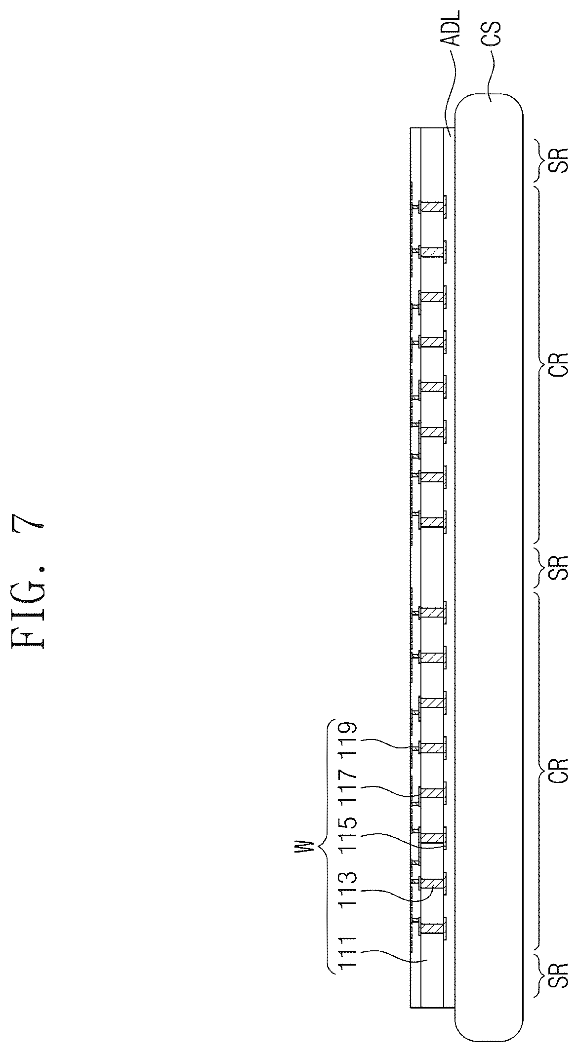 Patent US12165991 Figure 7 – Semiconductor package