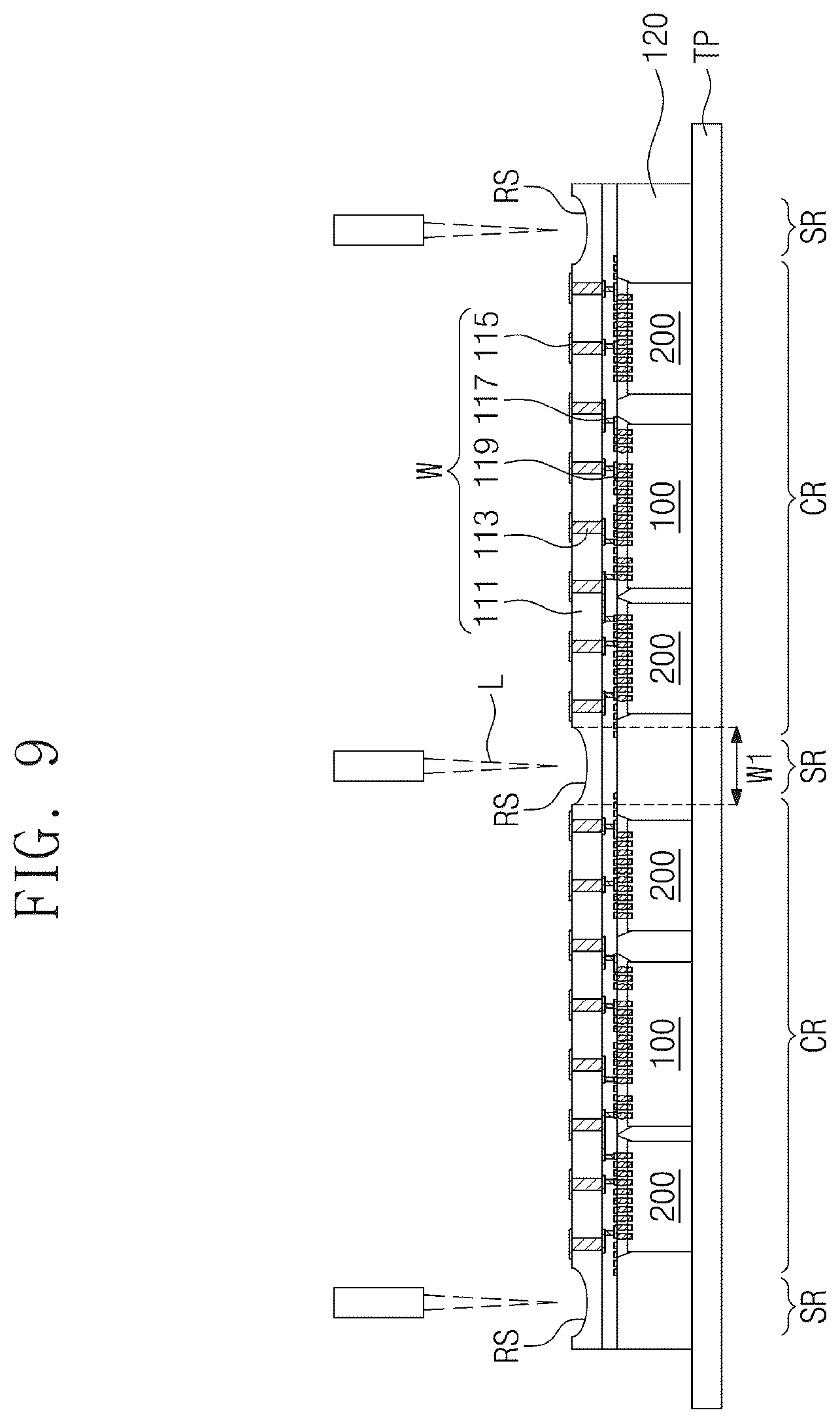 Patent US12165991 Figure 9 – Semiconductor package