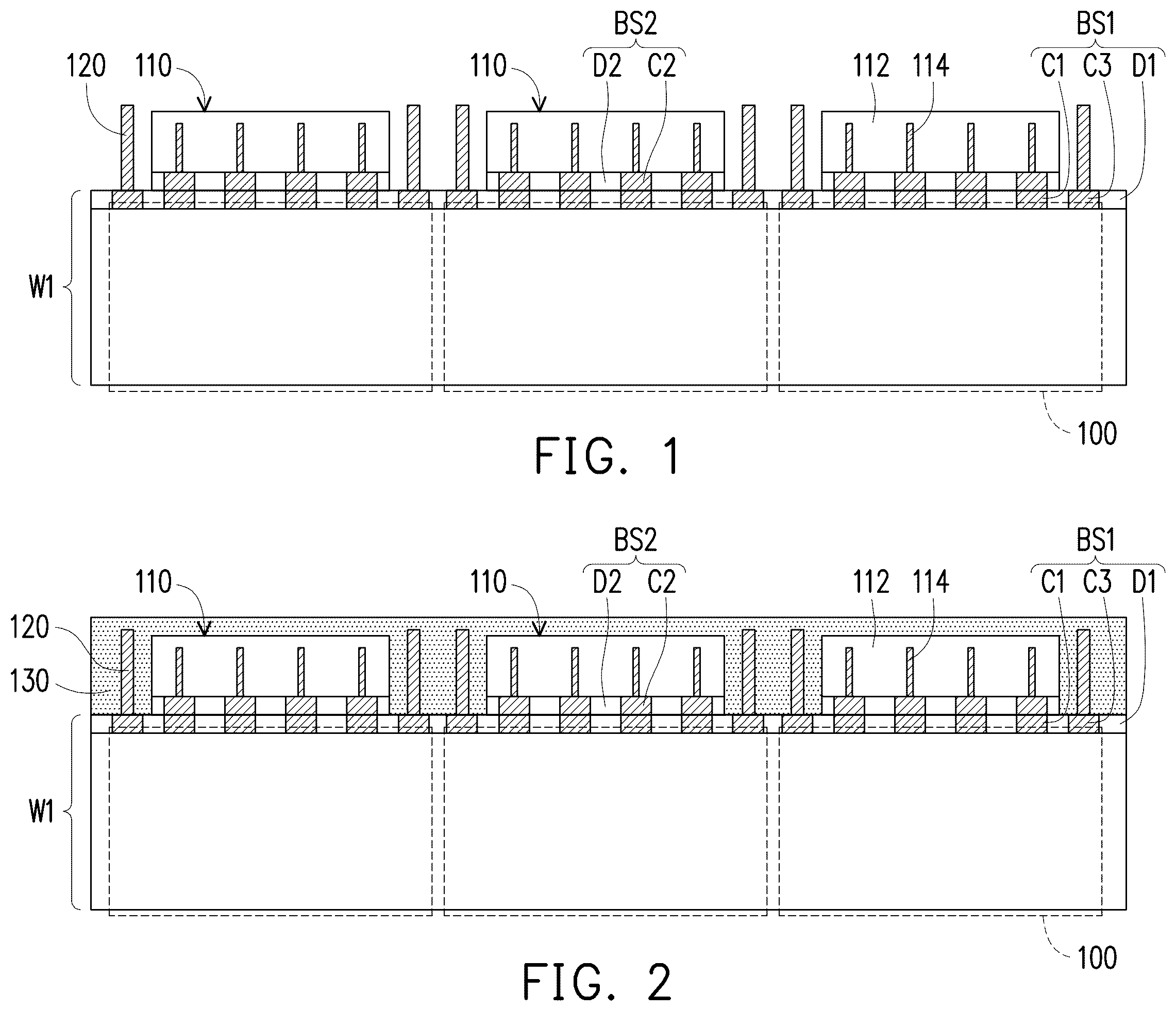 Patent US12165992 Figure 1 – Package structure and fabricating method thereof