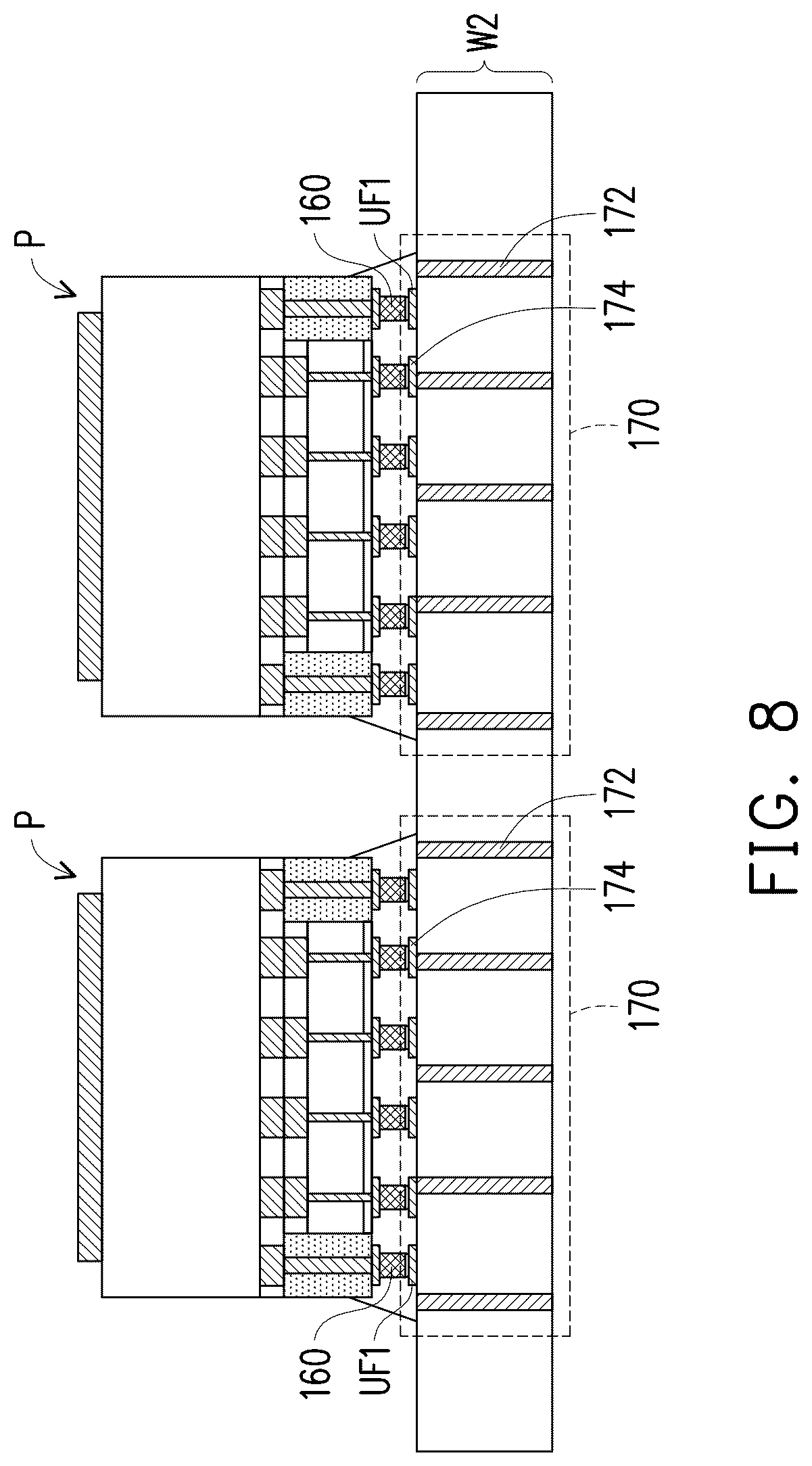 Patent US12165992 Figure 5 – Package structure and fabricating method thereof