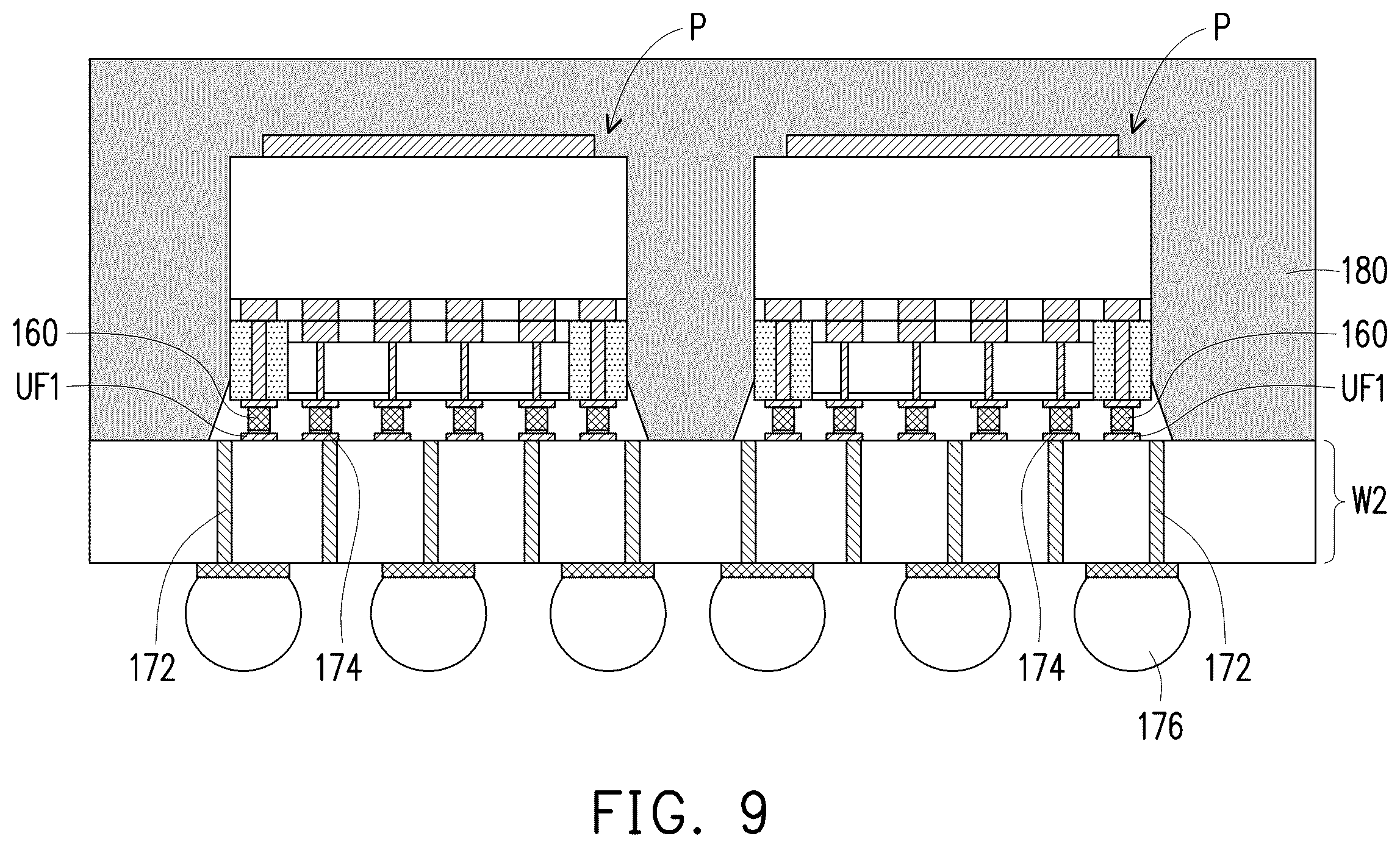 Patent US12165992 Figure 6 – Package structure and fabricating method thereof