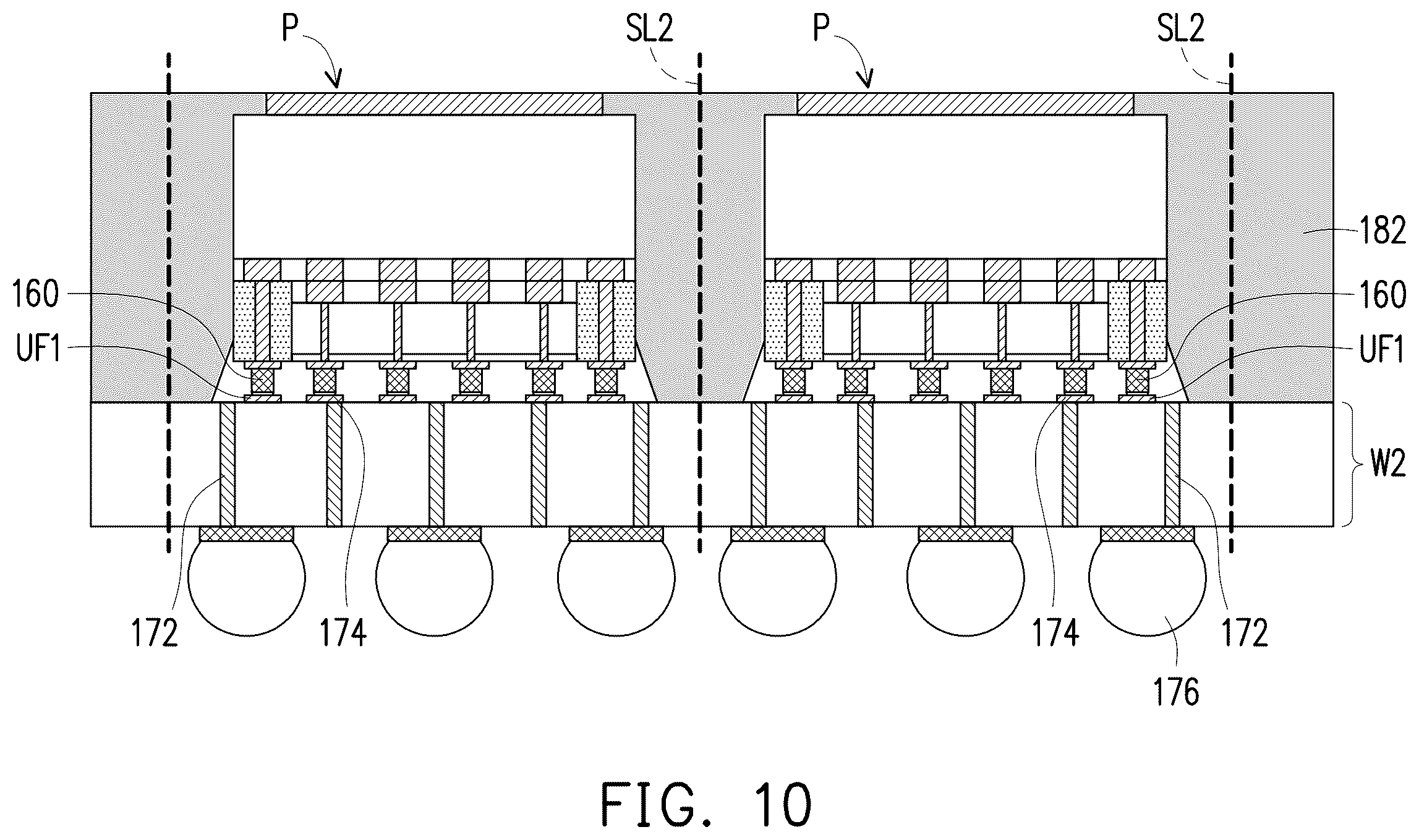 Patent US12165992 Figure 7 – Package structure and fabricating method thereof