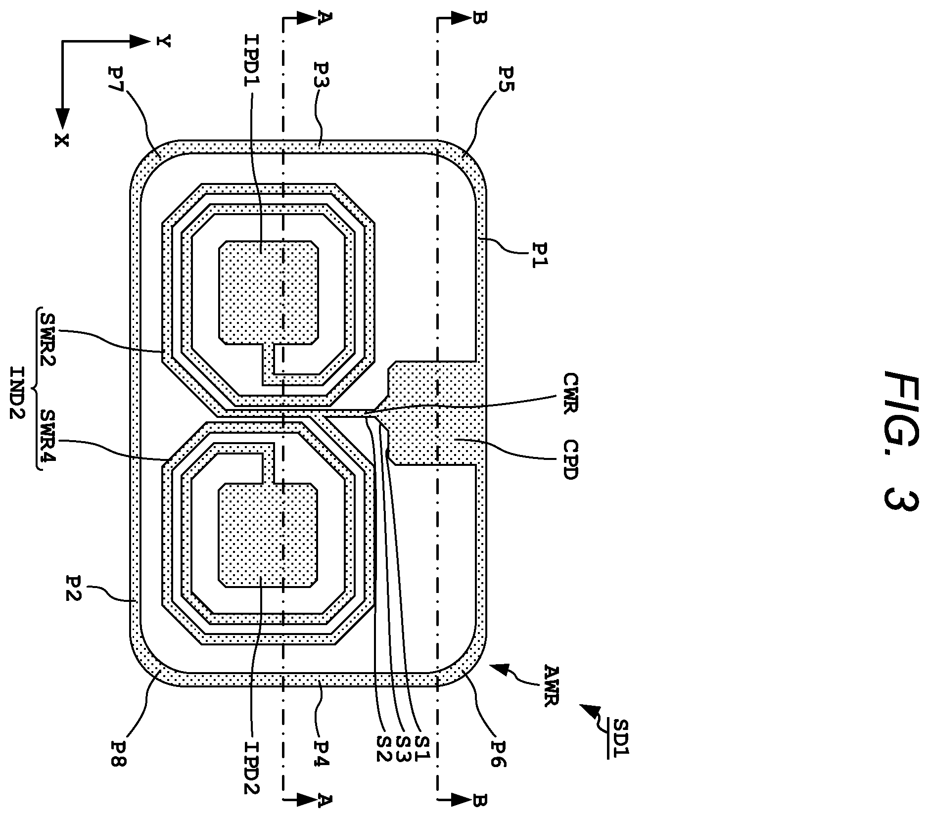 Patent US12165993 Figure 3 – Semiconductor device