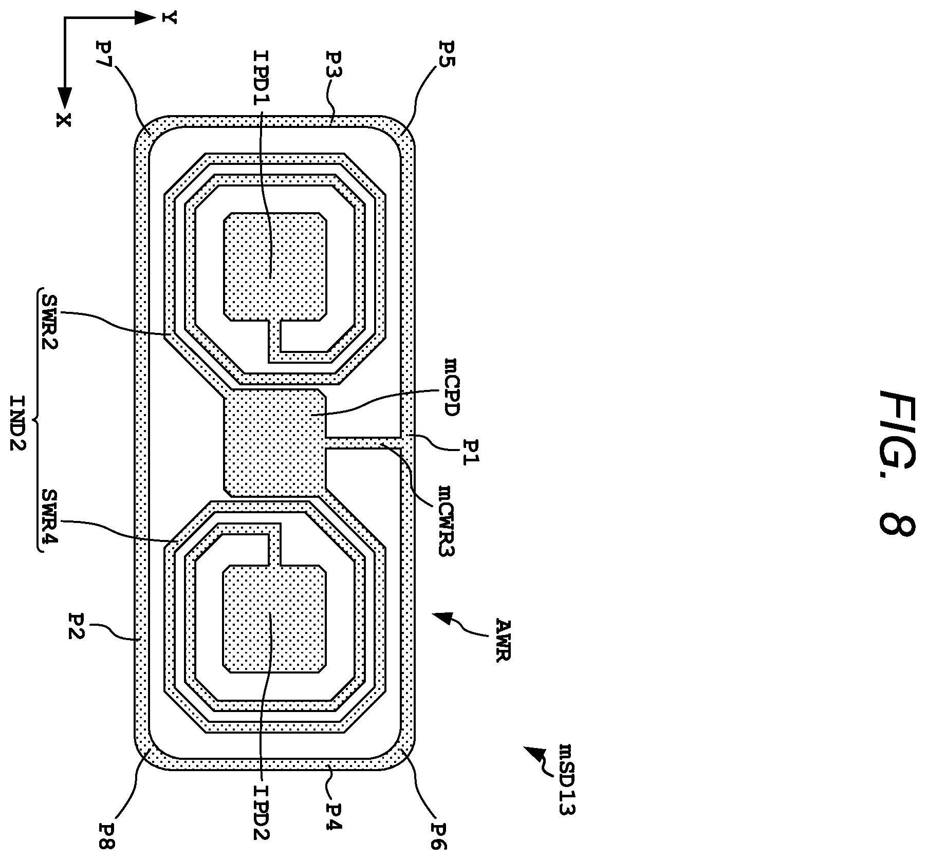 Patent US12165993 Figure 8 – Semiconductor device