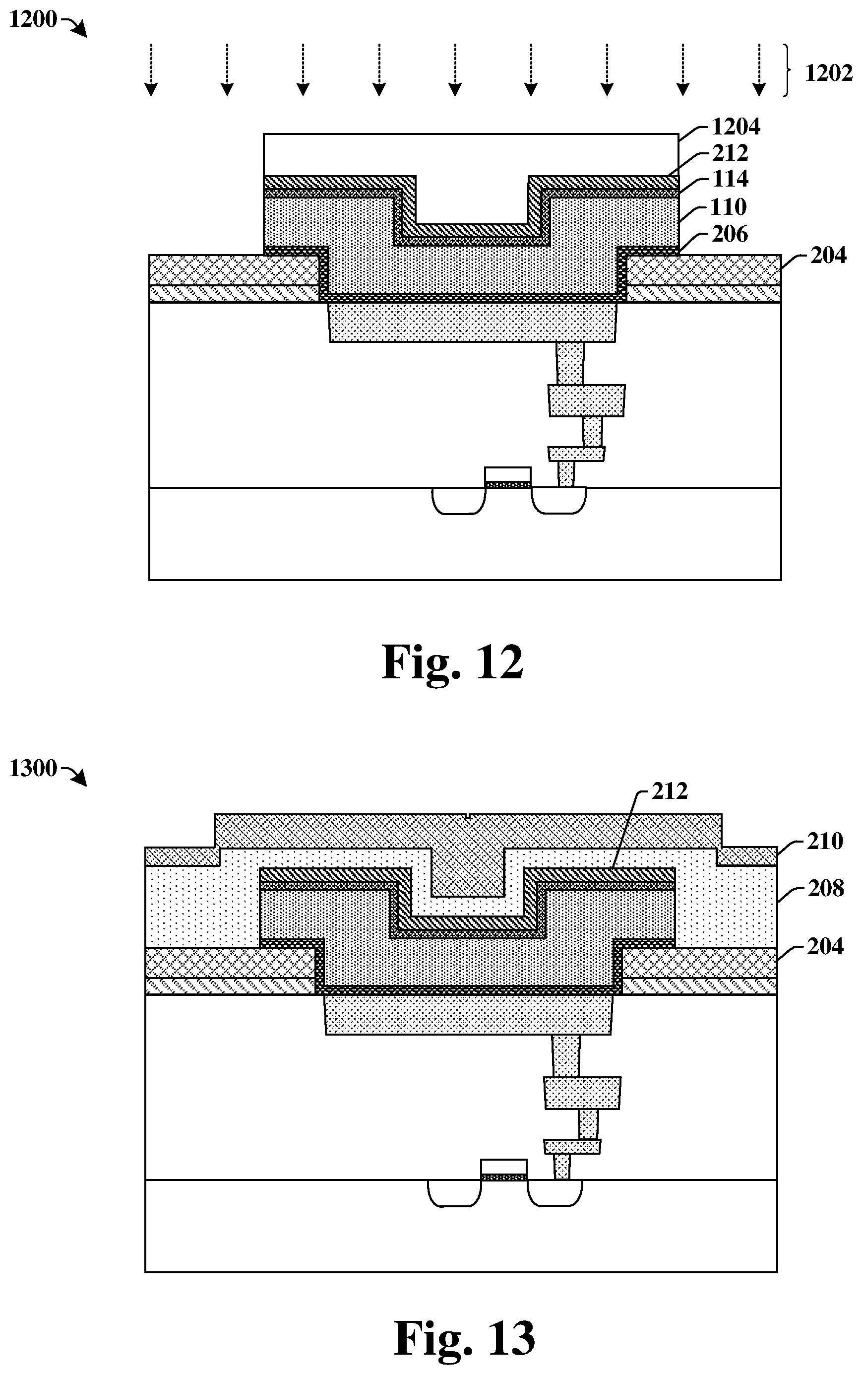 Patent US12165996 Figure 7 – Bond pad with enhanced reliability