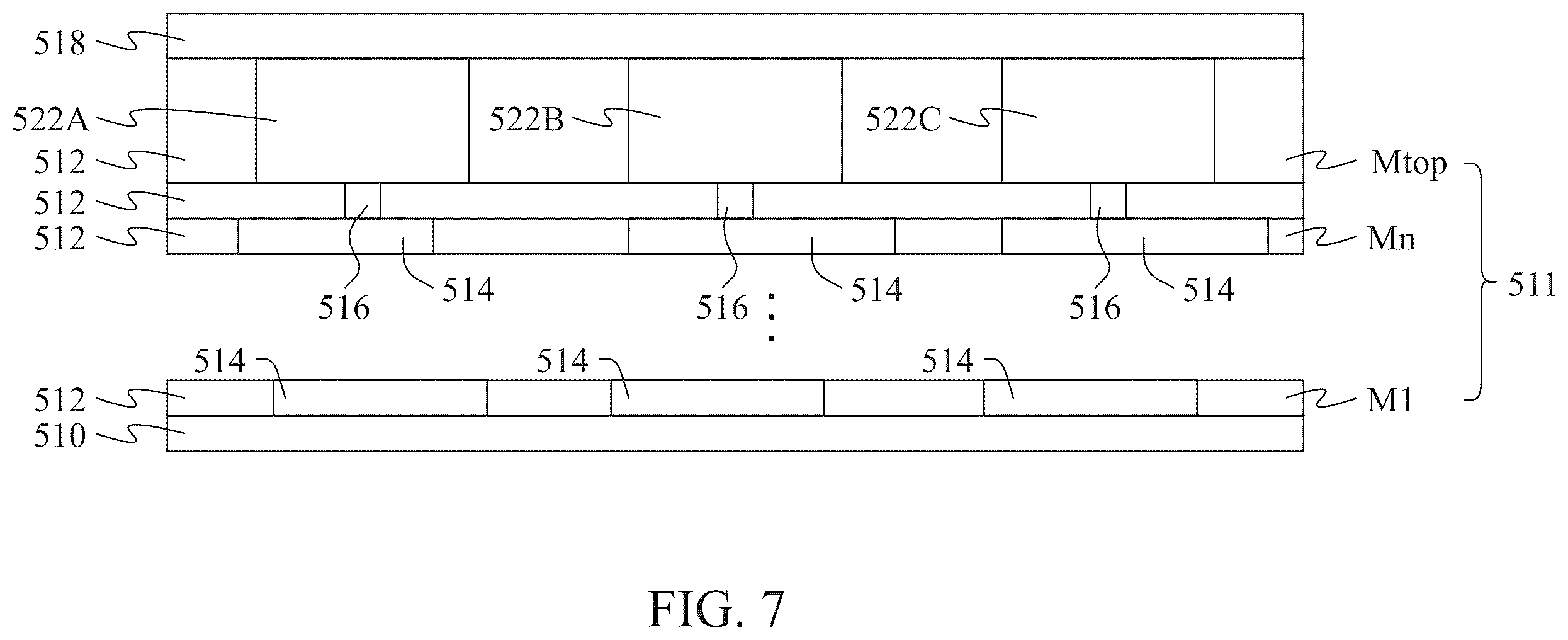 Patent US12165997 Figure 7 – Semiconductor device and method of manufacturing the same