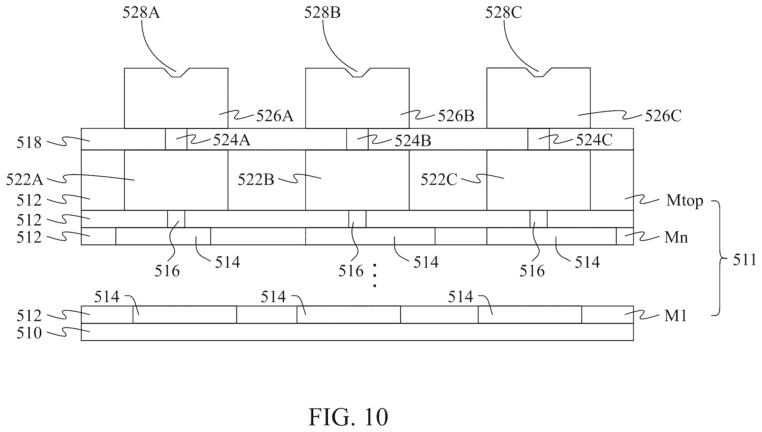 Patent US12165997 Figure 10 – Semiconductor device and method of manufacturing the same