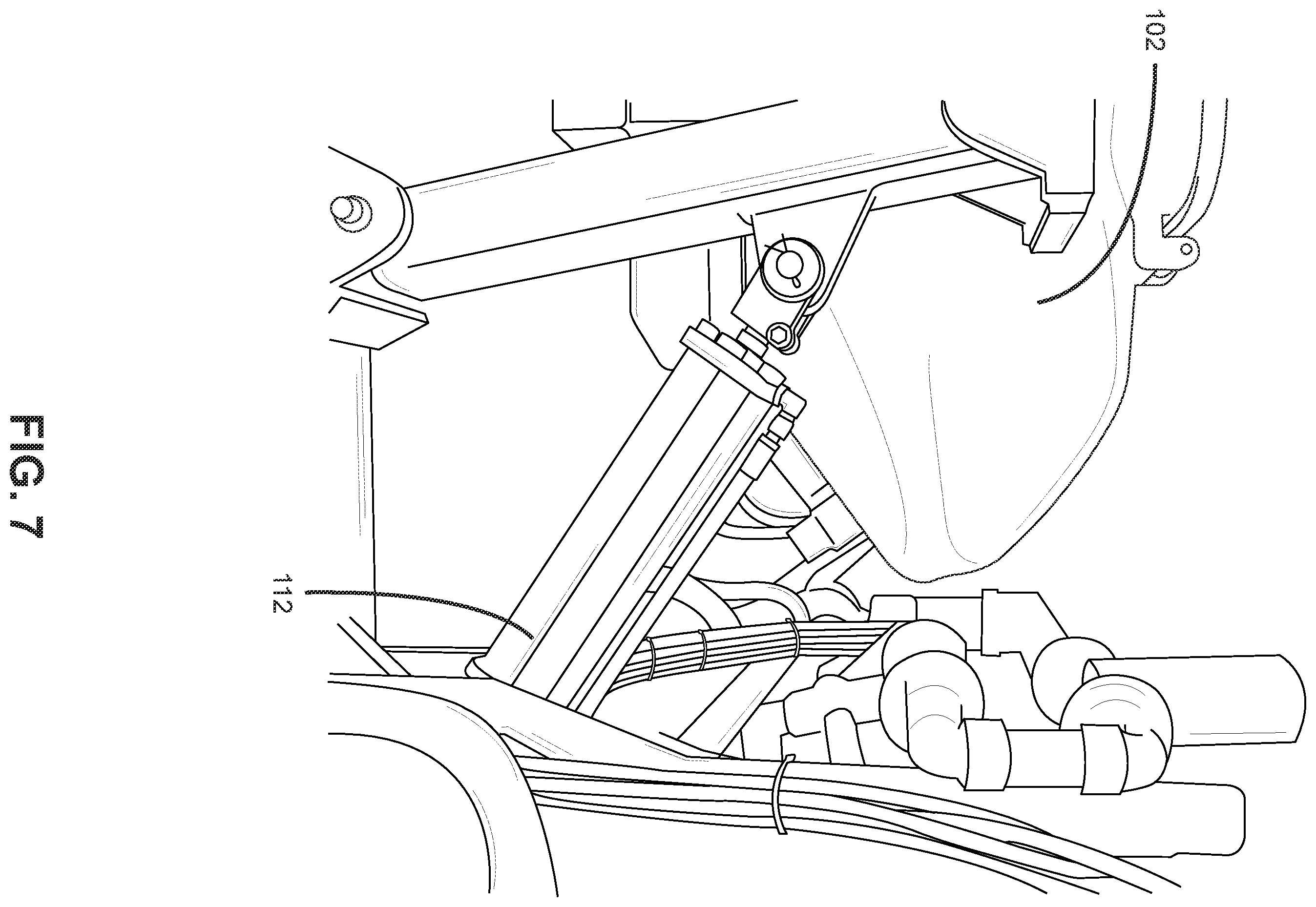 Patent US12167707 Figure 7 – Seed planter with positionable tank