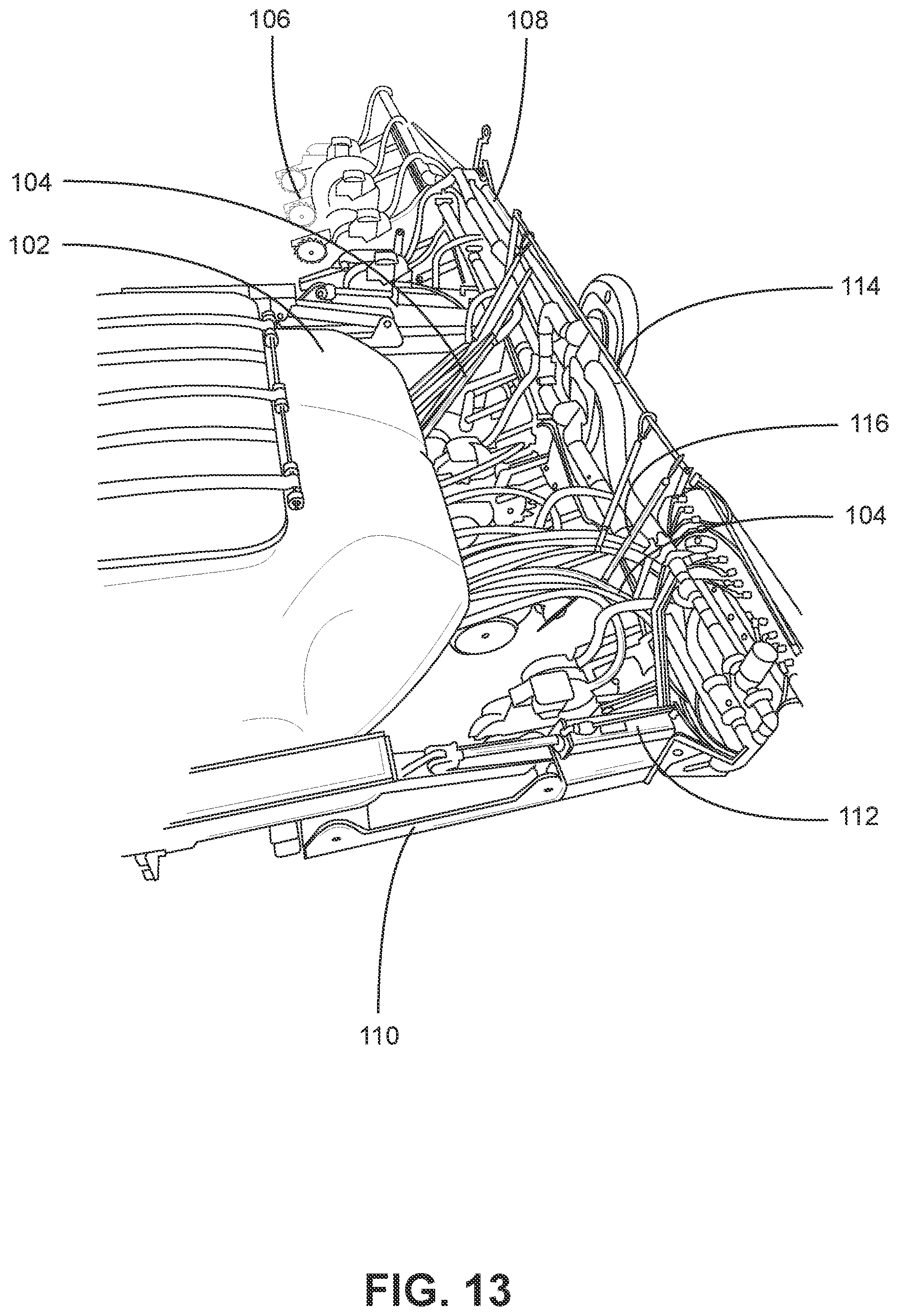 Patent US12167707 Figure 13 – Seed planter with positionable tank
