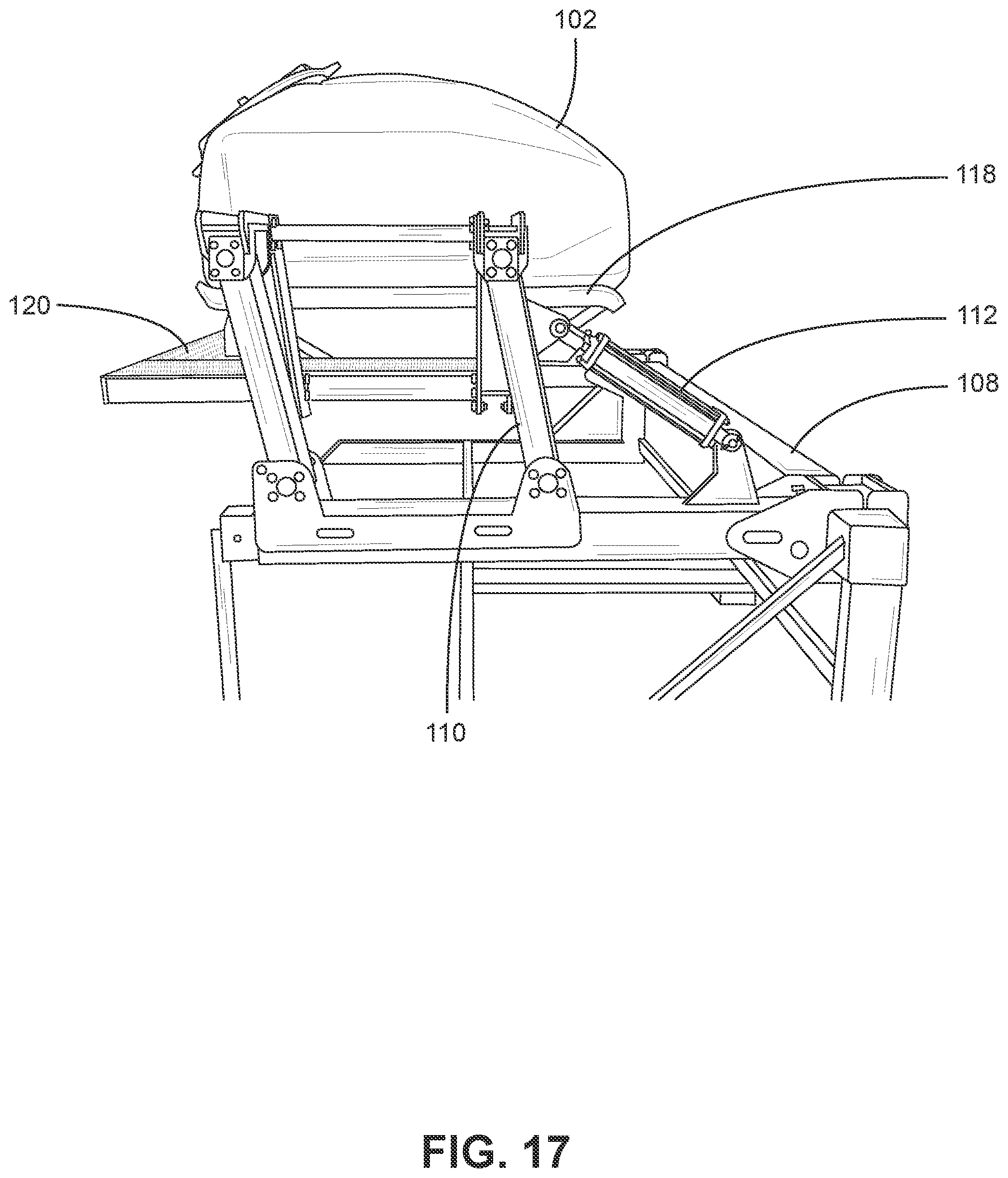 Patent US12167707 Figure 17 – Seed planter with positionable tank
