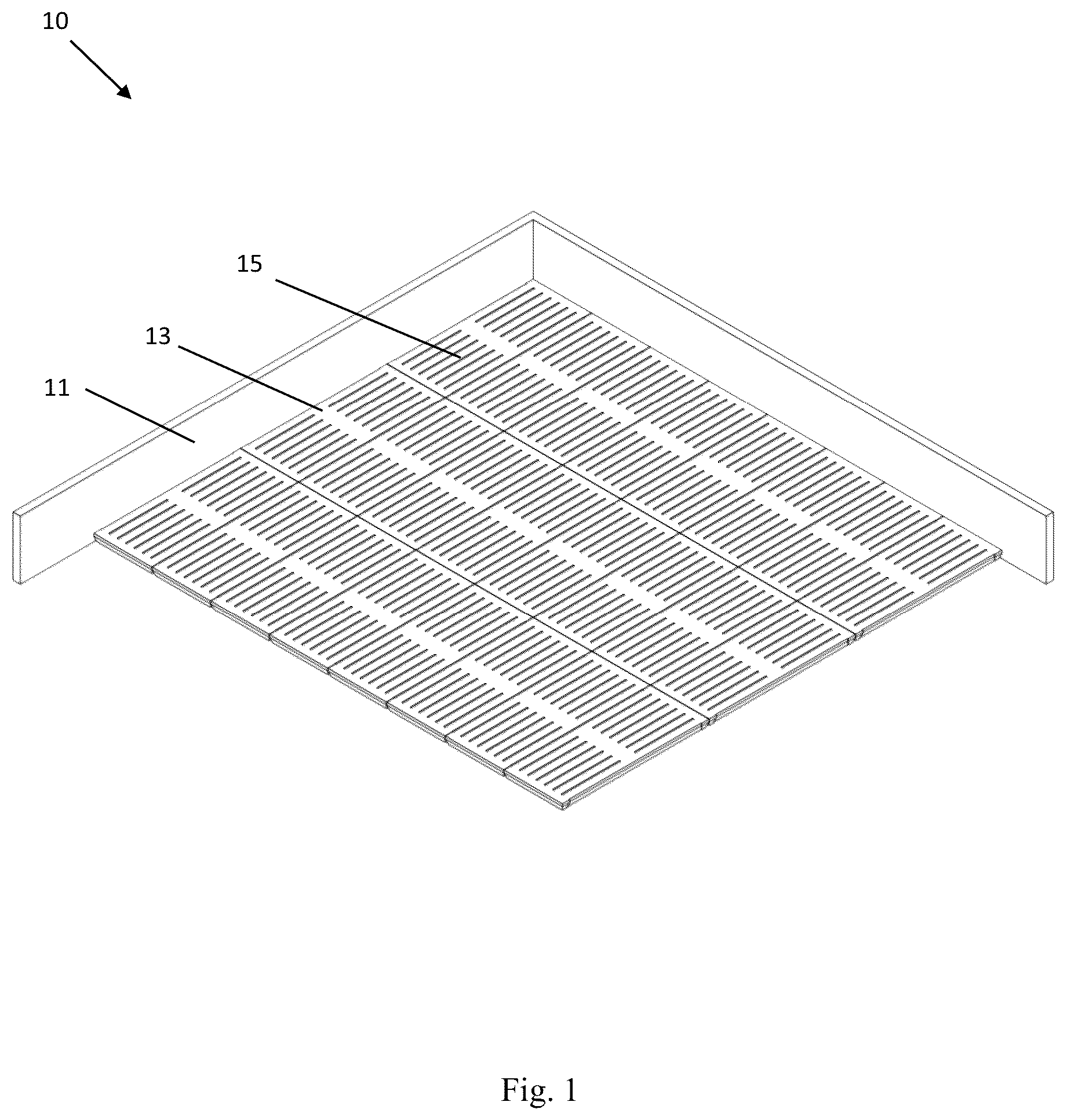 Patent US12167715 Figure 1 – Livestock confinement gating system and method
