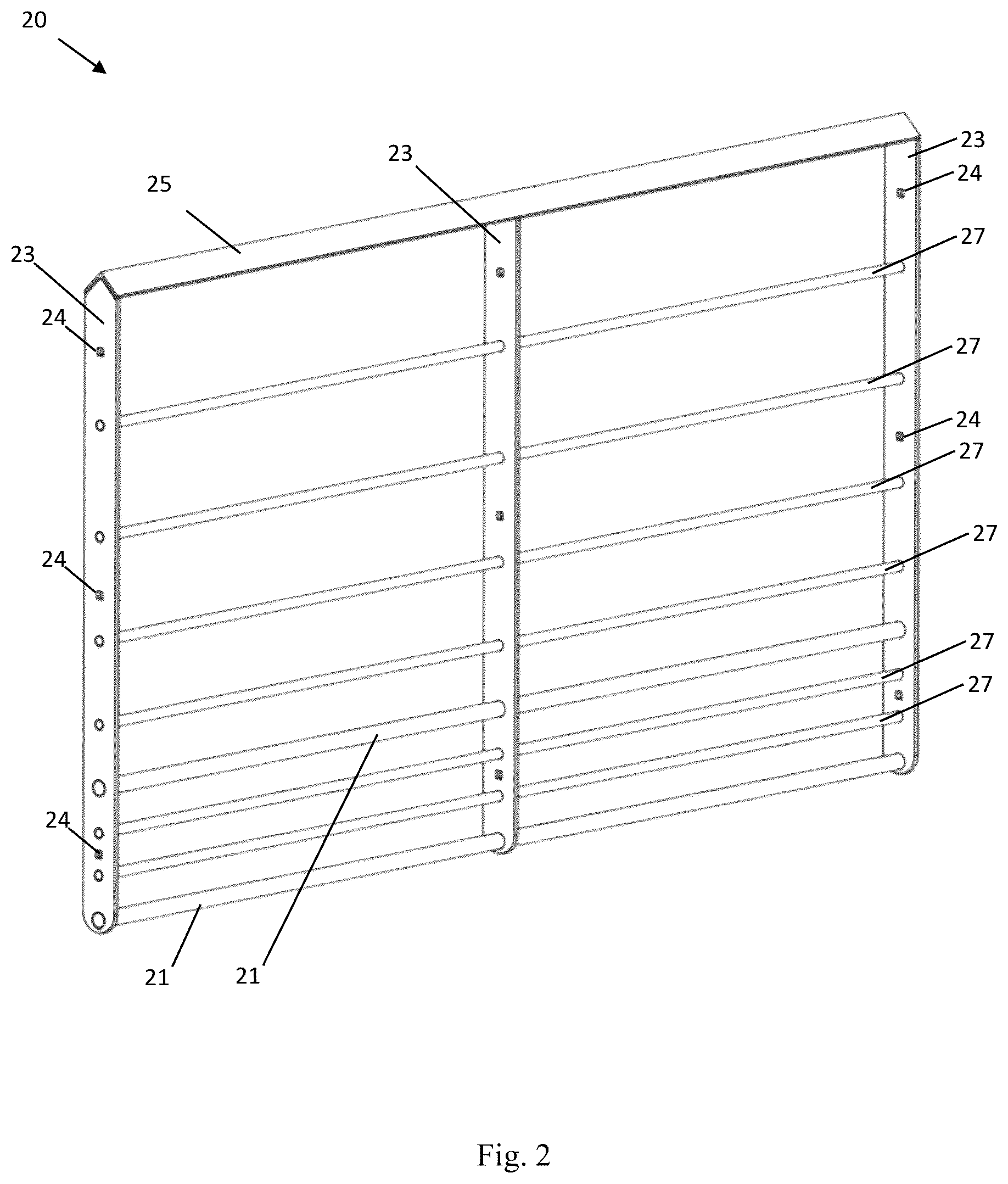 Patent US12167715 Figure 2 – Livestock confinement gating system and method