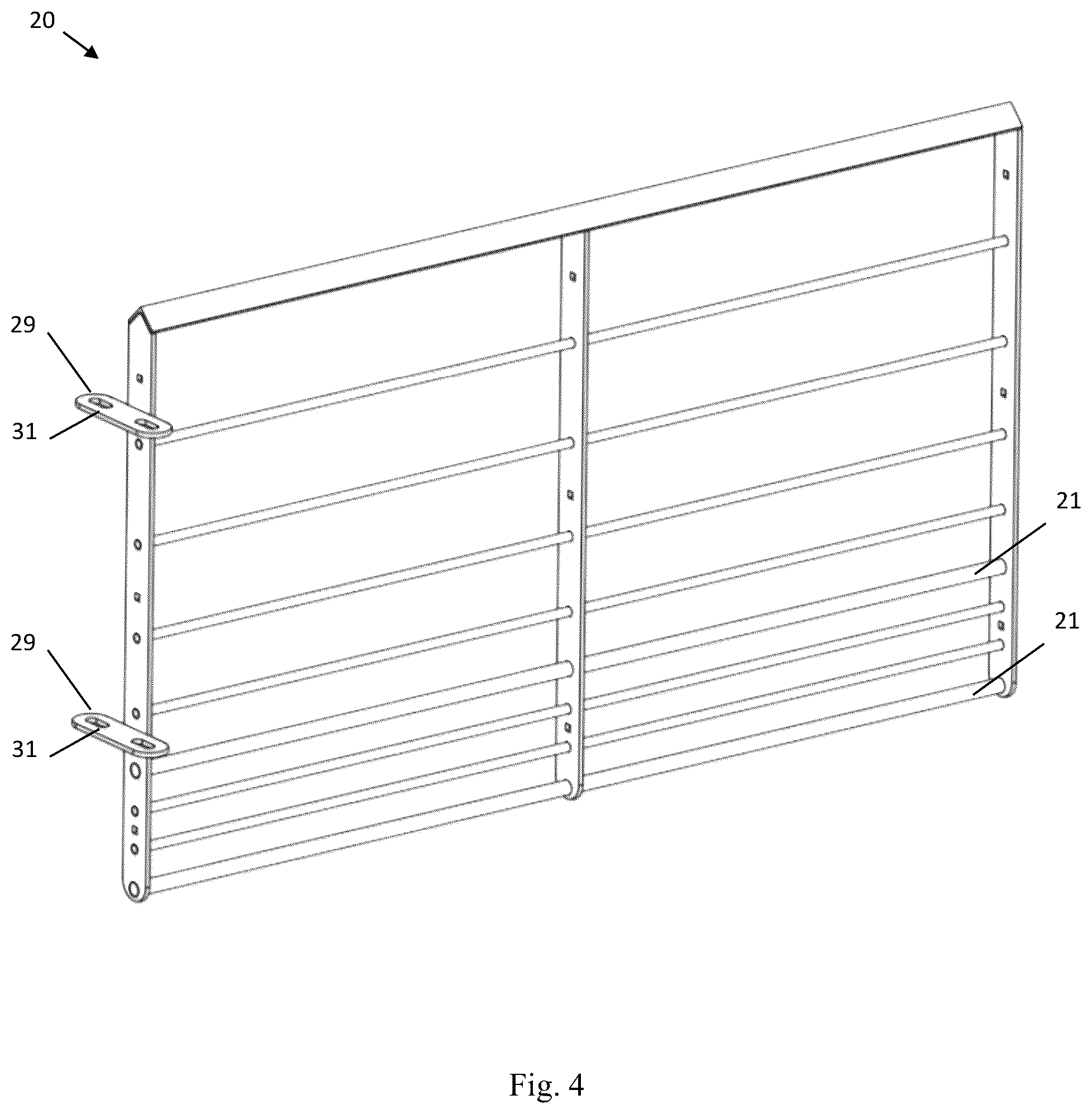 Patent US12167715 Figure 4 – Livestock confinement gating system and method