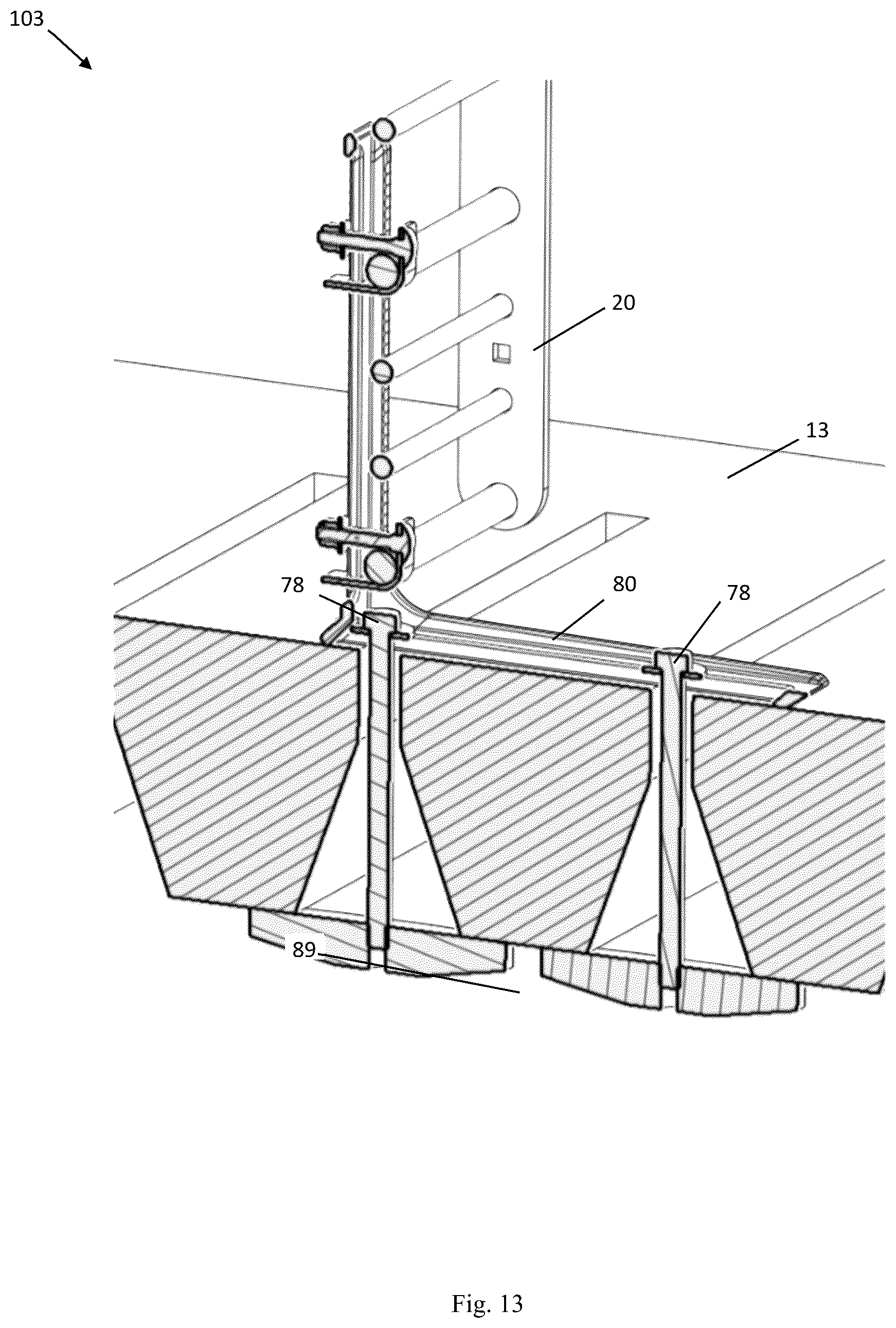 Patent US12167715 Figure 15 – Livestock confinement gating system and method