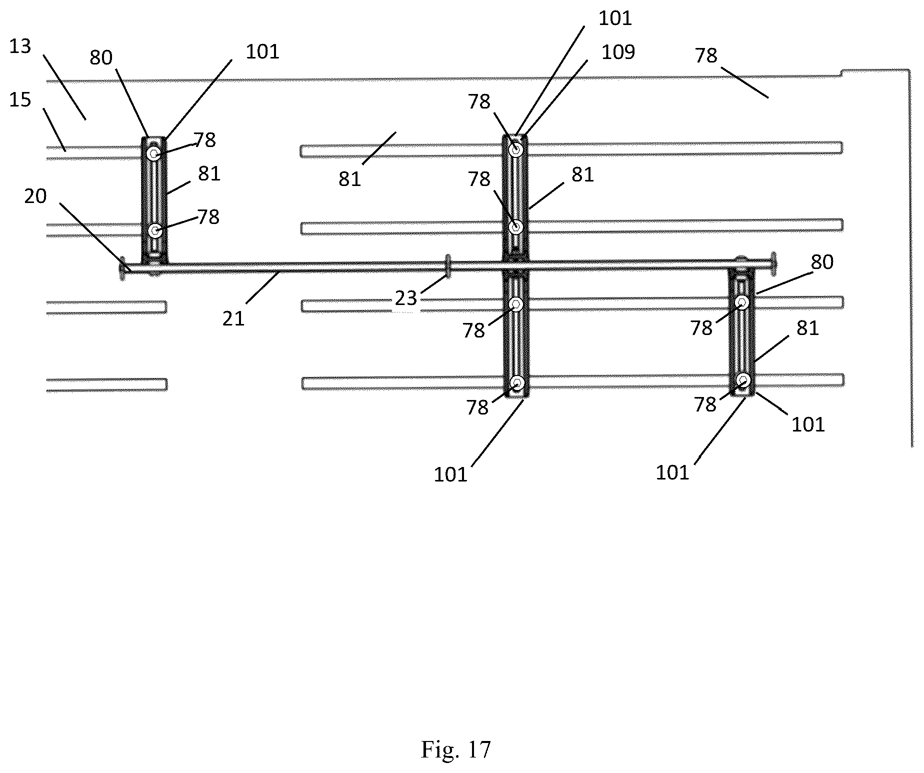 Patent US12167715 Figure 19 – Livestock confinement gating system and method