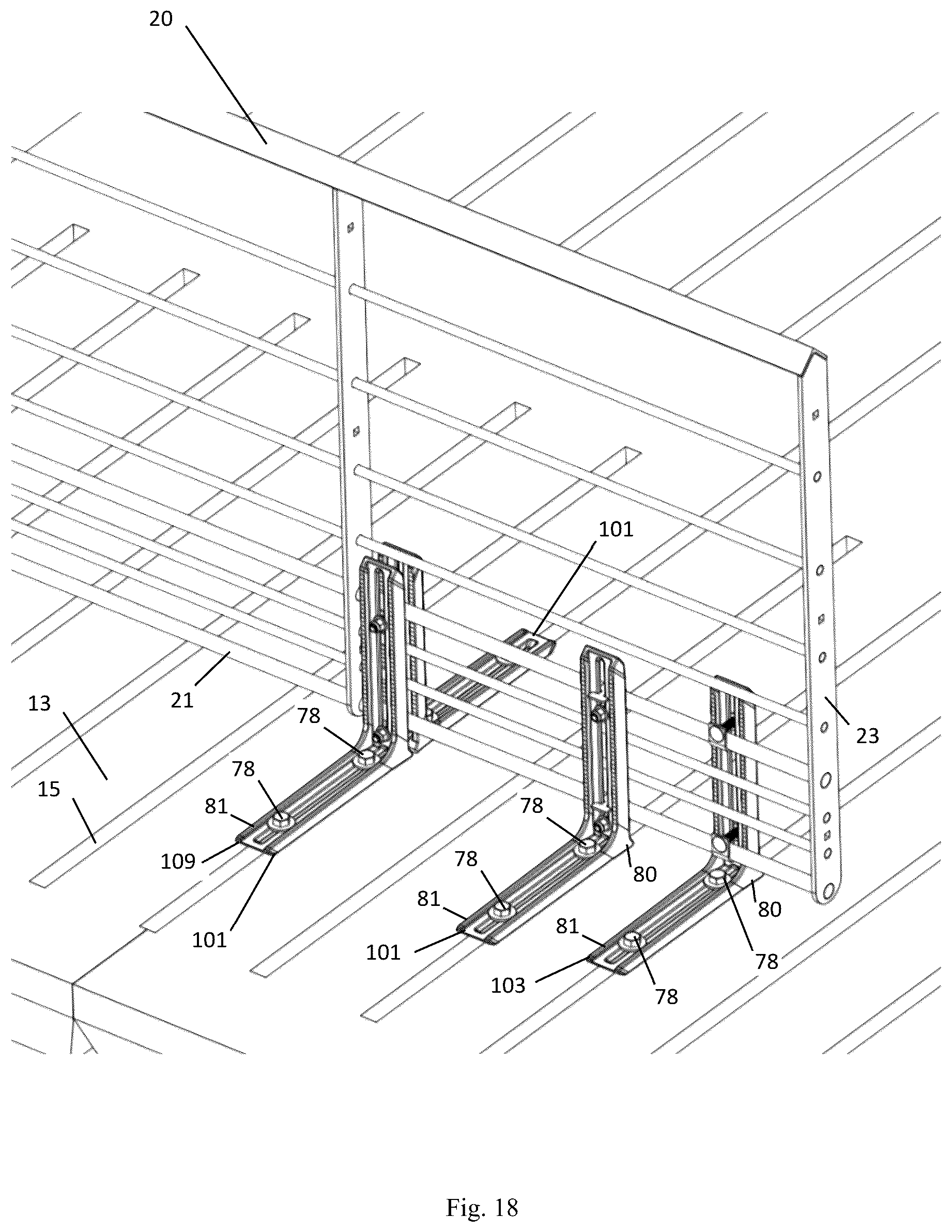 Patent US12167715 Figure 20 – Livestock confinement gating system and method